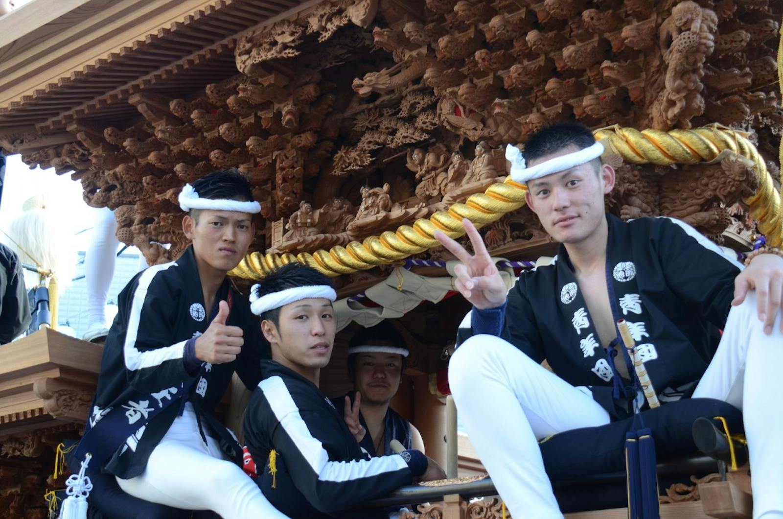 だんじり祭りの祭人