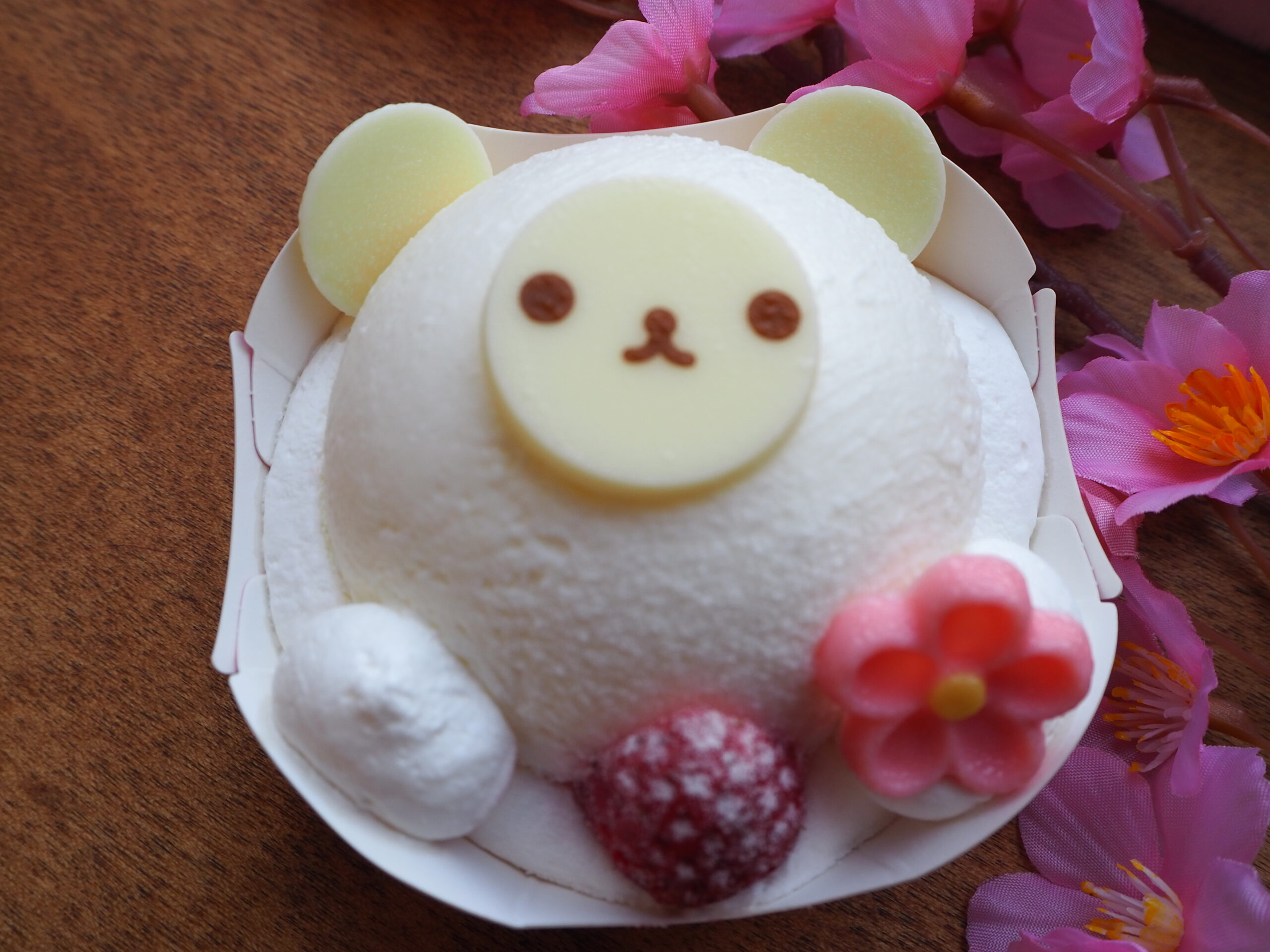 ひなまつりくまさんケーキ