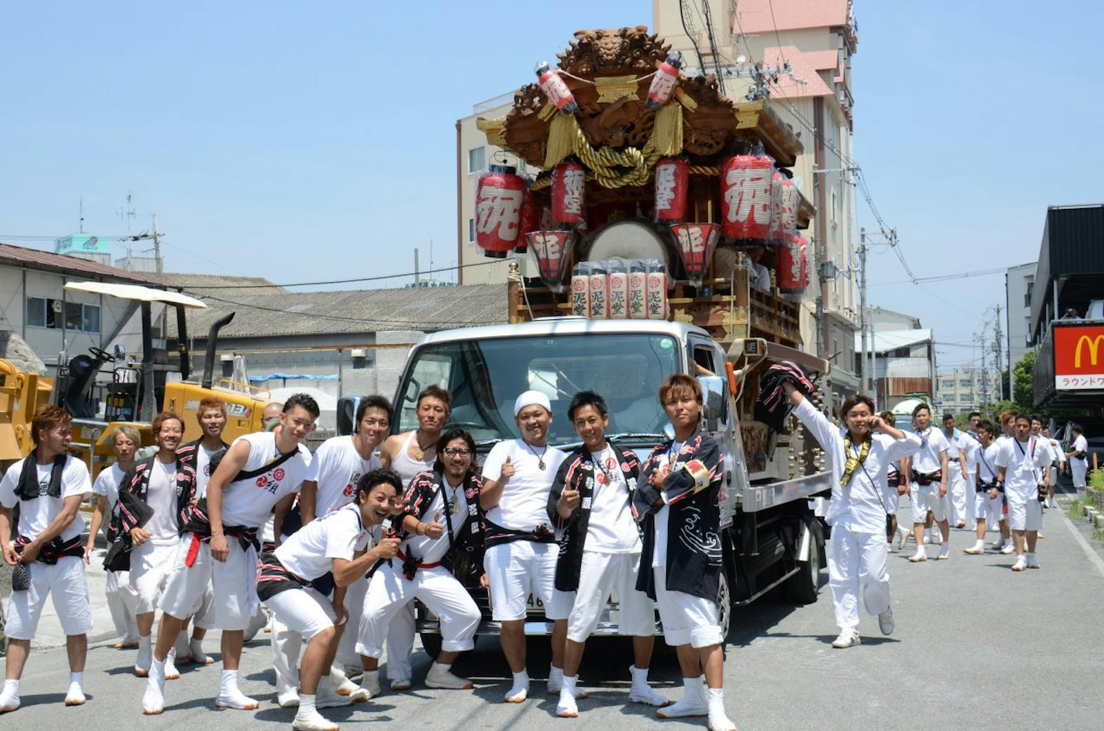 だんじり祭りの祭人