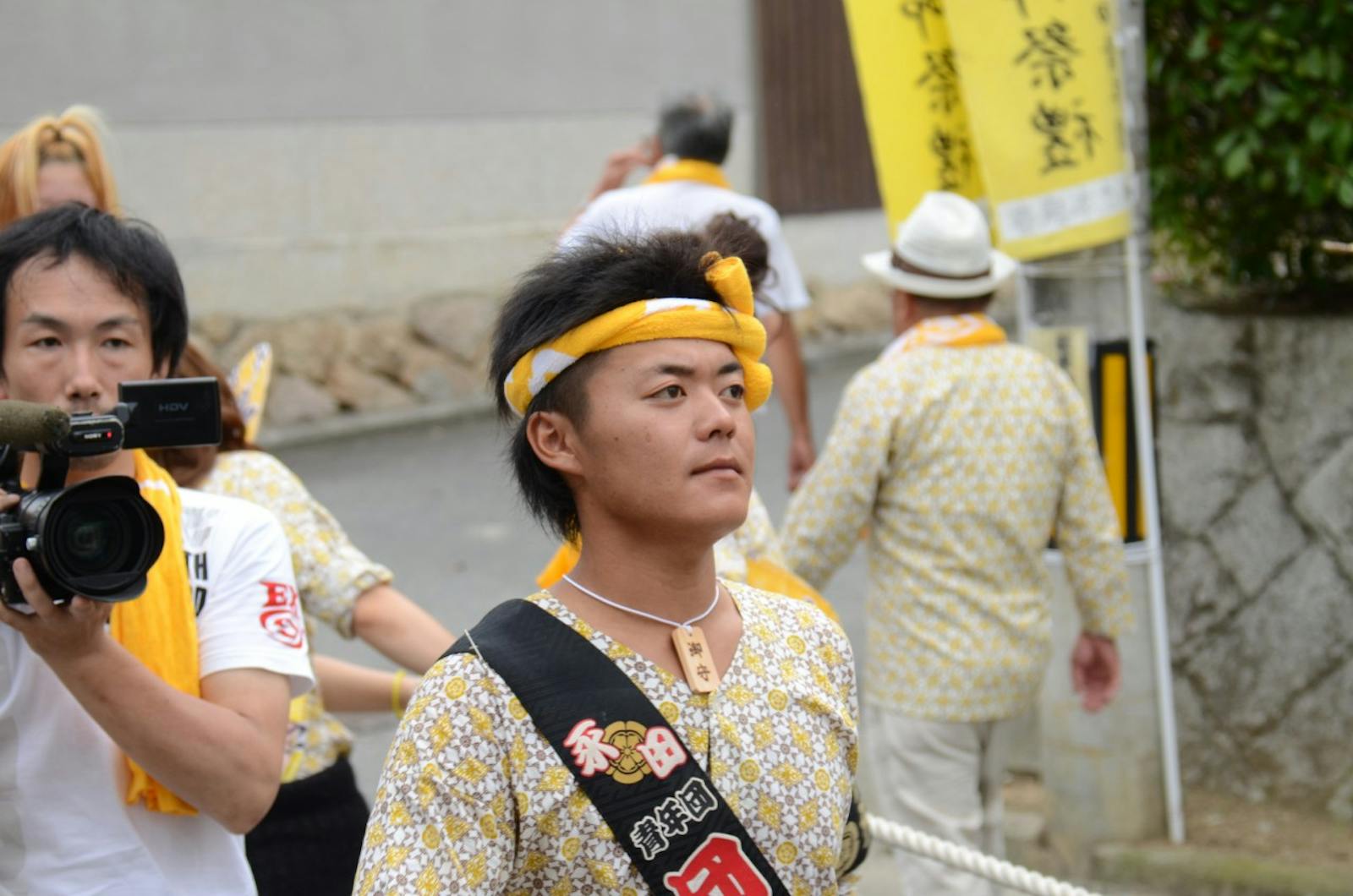 だんじり祭りの祭人