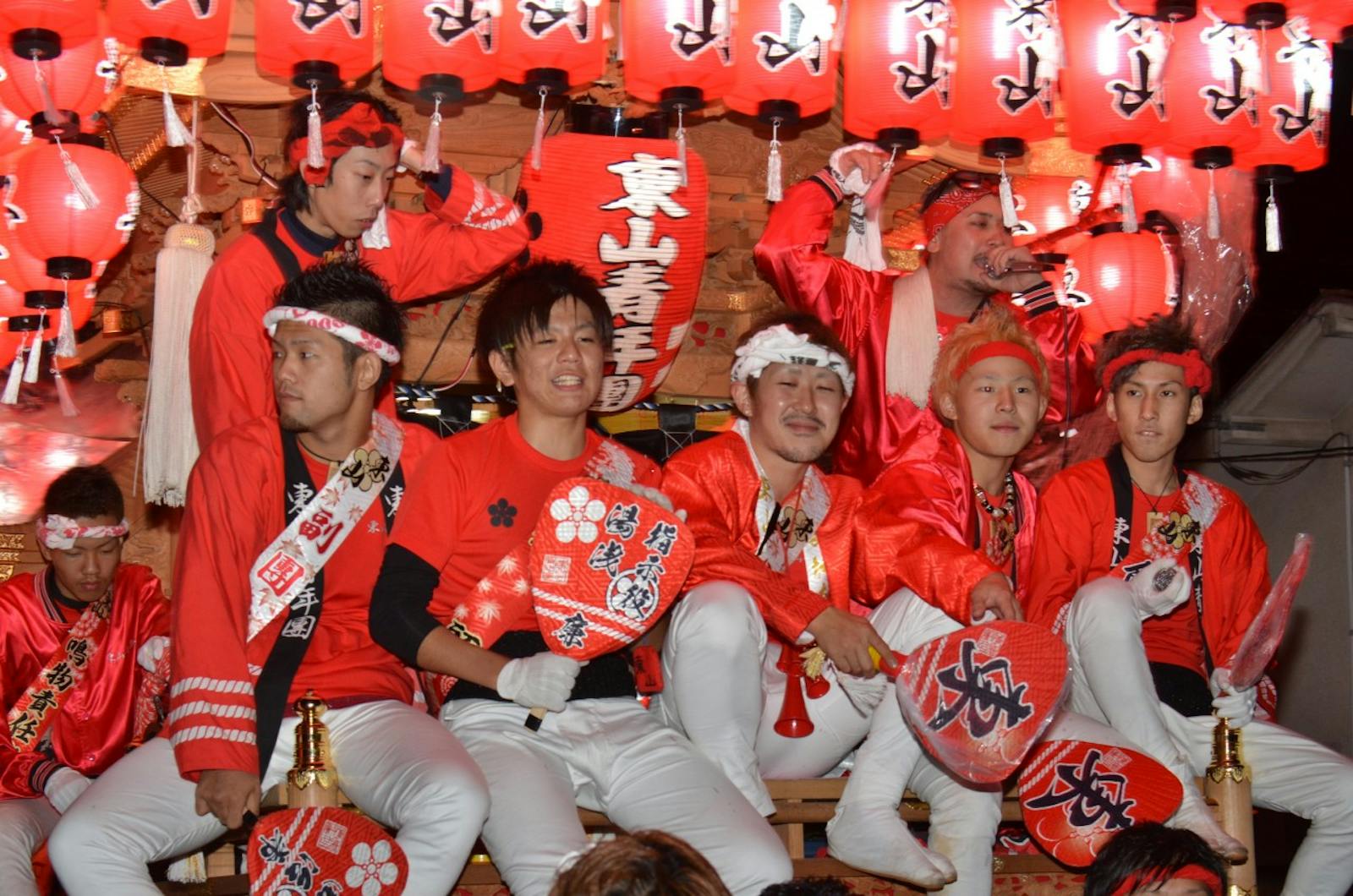 だんじり祭りの祭人