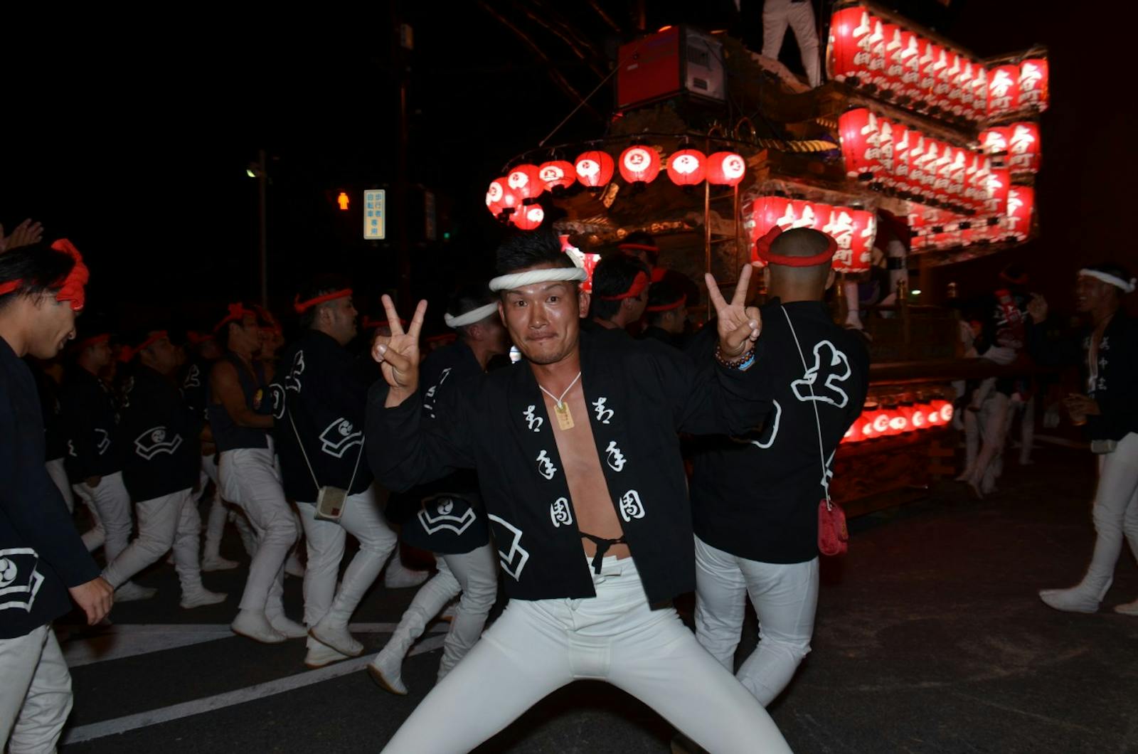 だんじり祭りの祭人