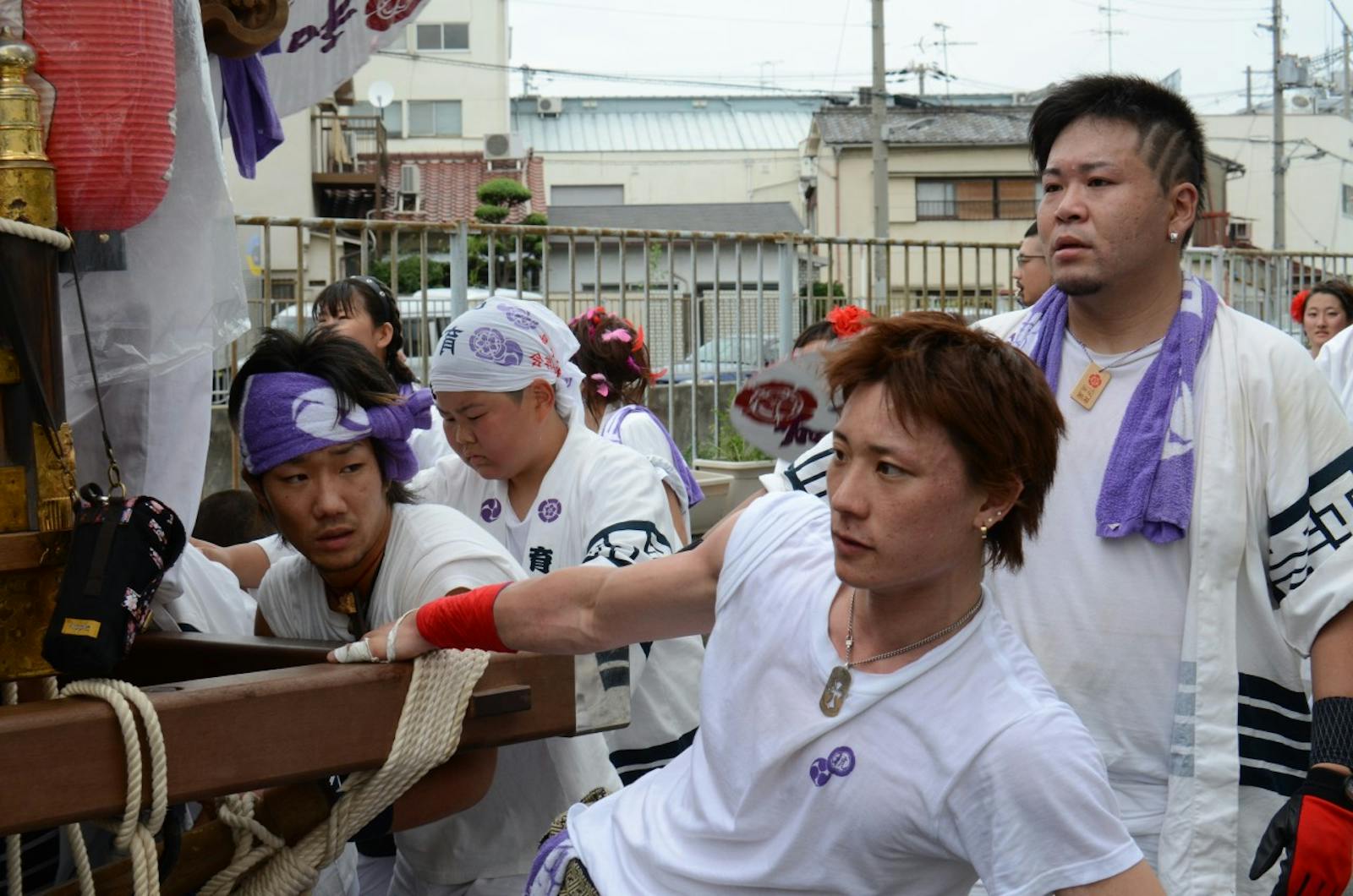 だんじり祭りの祭人