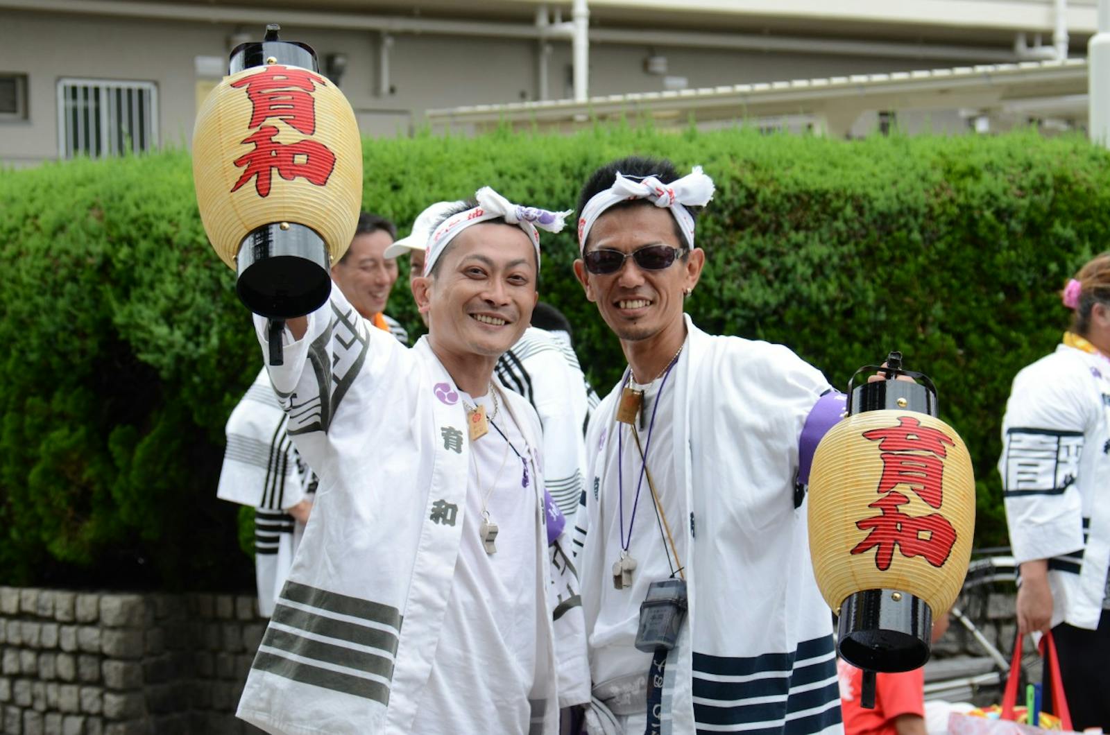 だんじり祭りの祭人