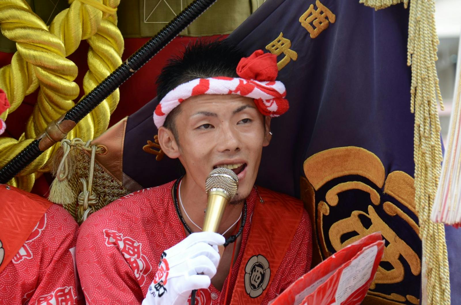 だんじり祭りの祭人