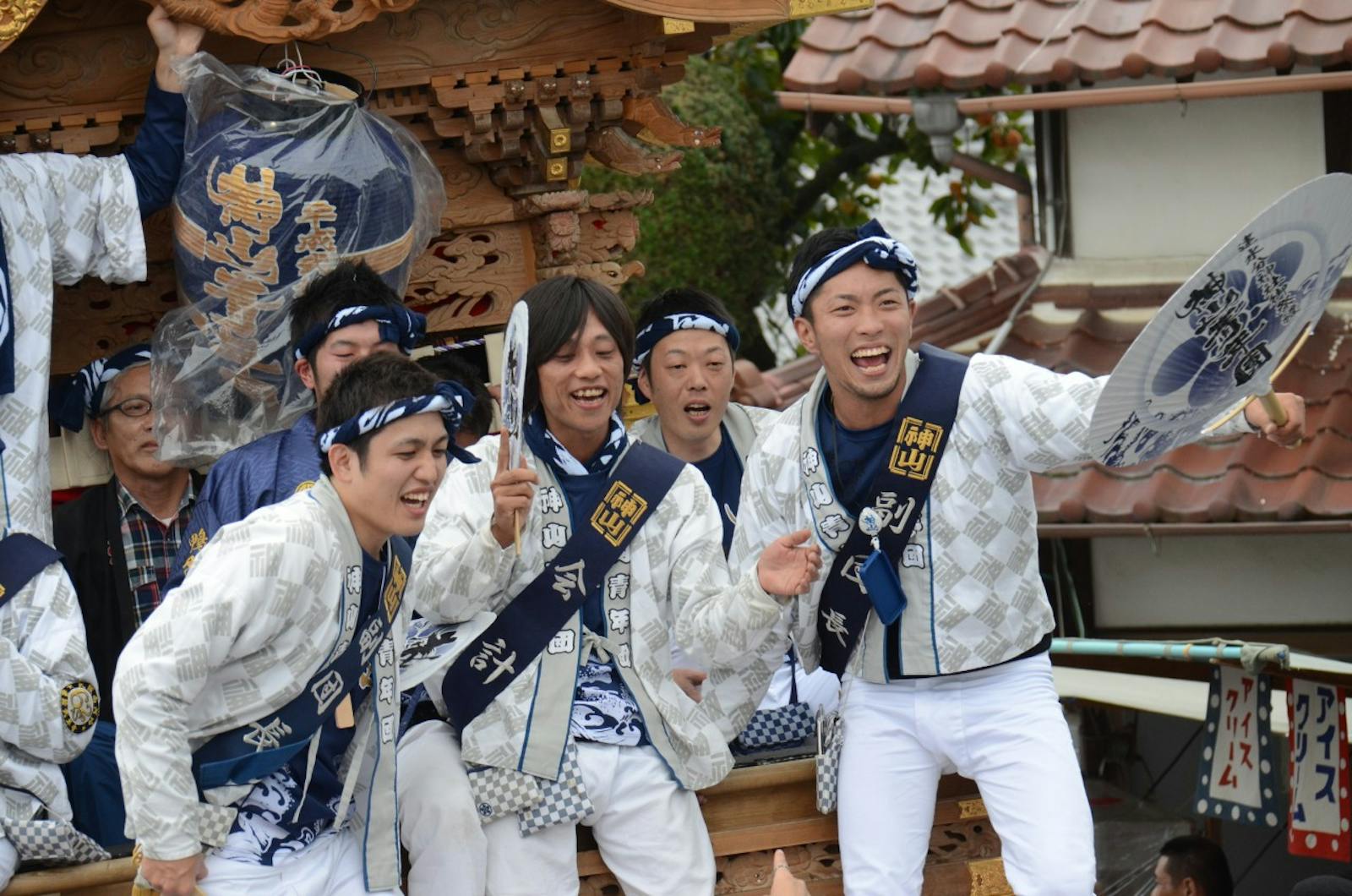 だんじり祭りの祭人