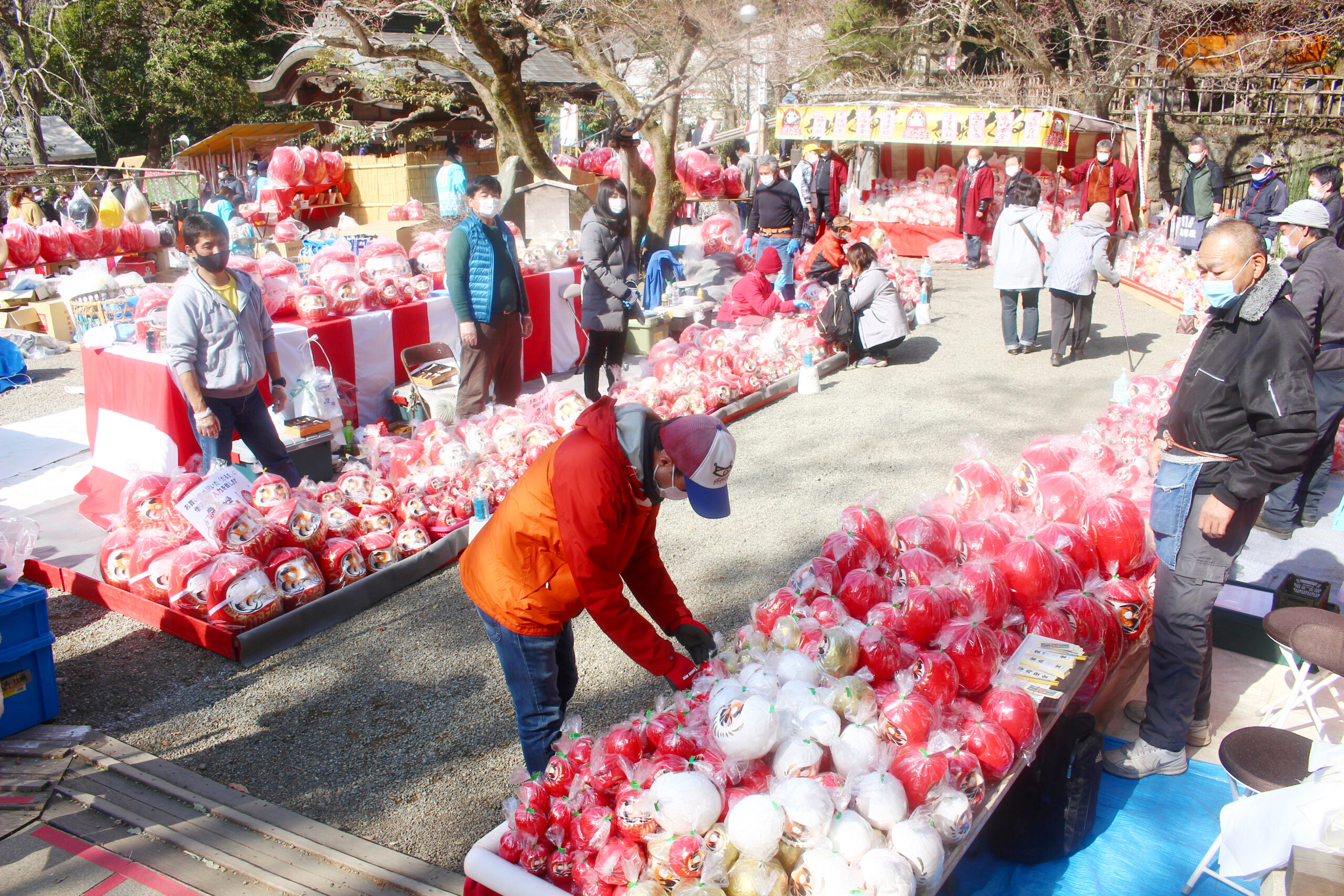 深大寺だるま市