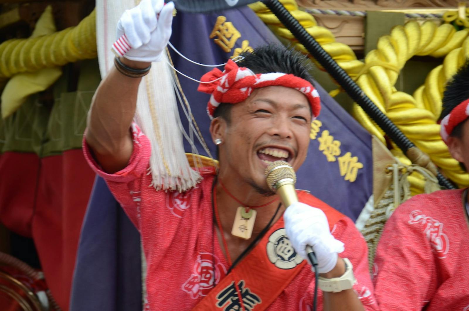 だんじり祭りの祭人