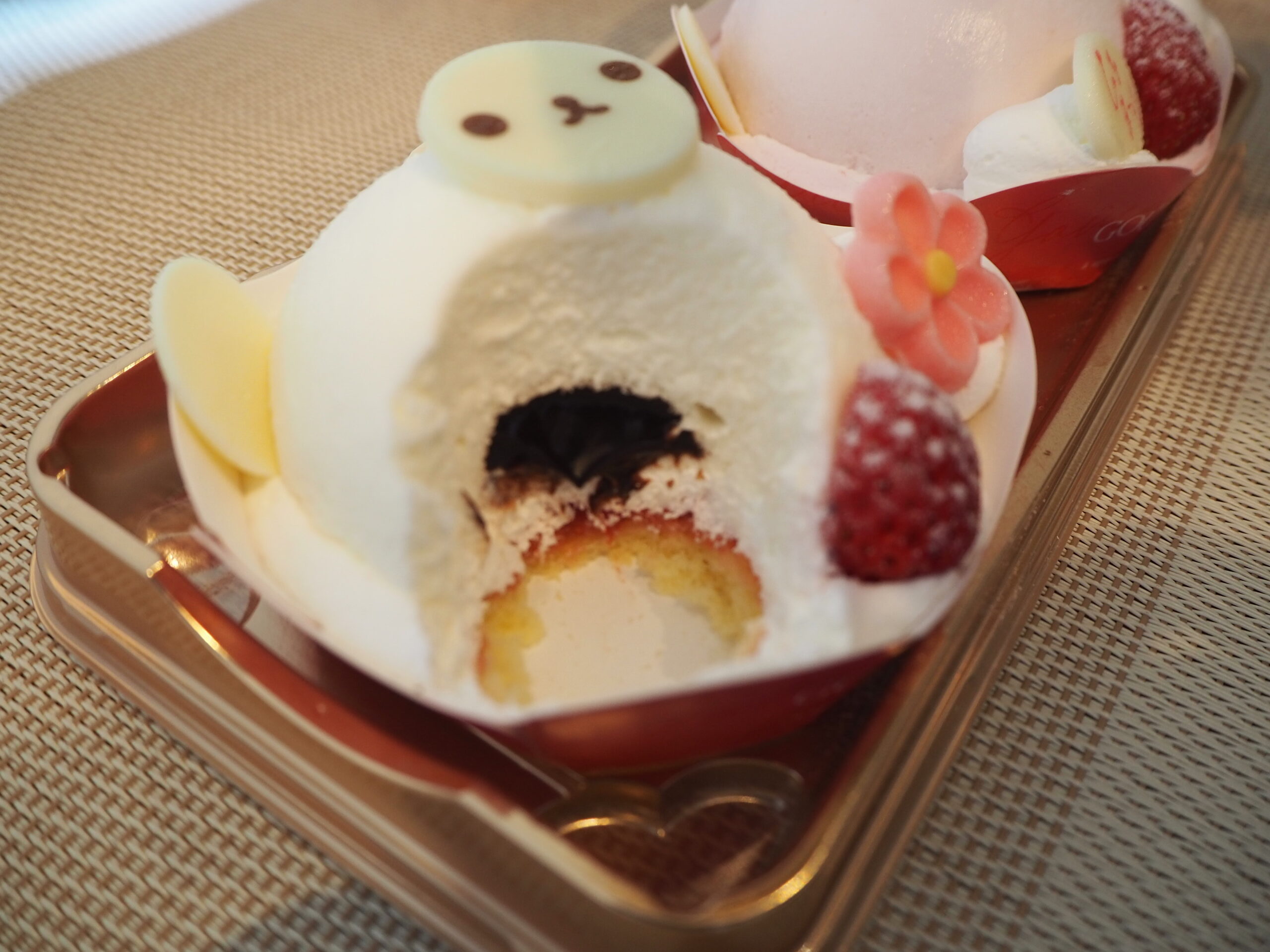 ひなまつり　くまさんケーキ