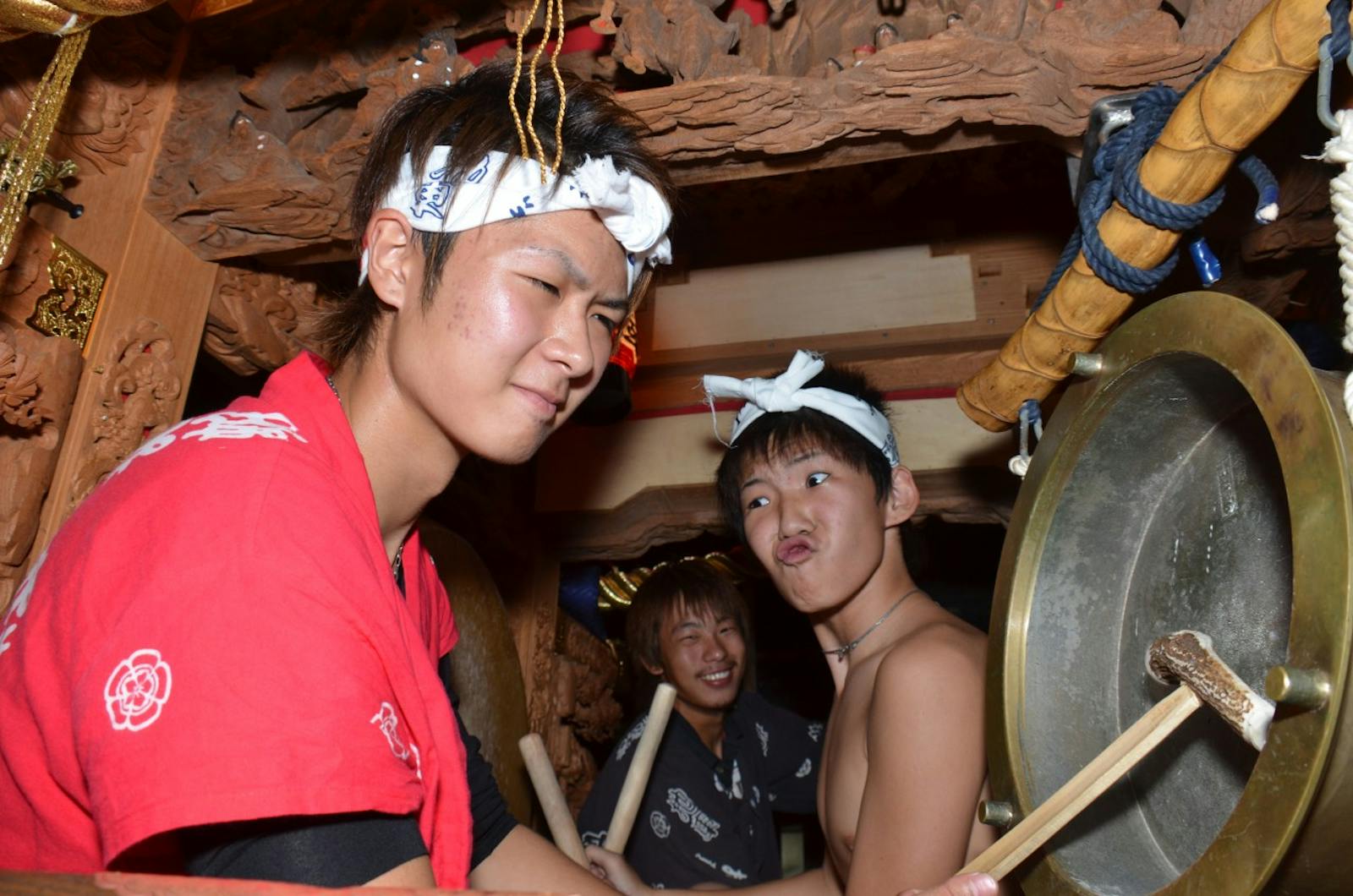 だんじり祭りの祭人