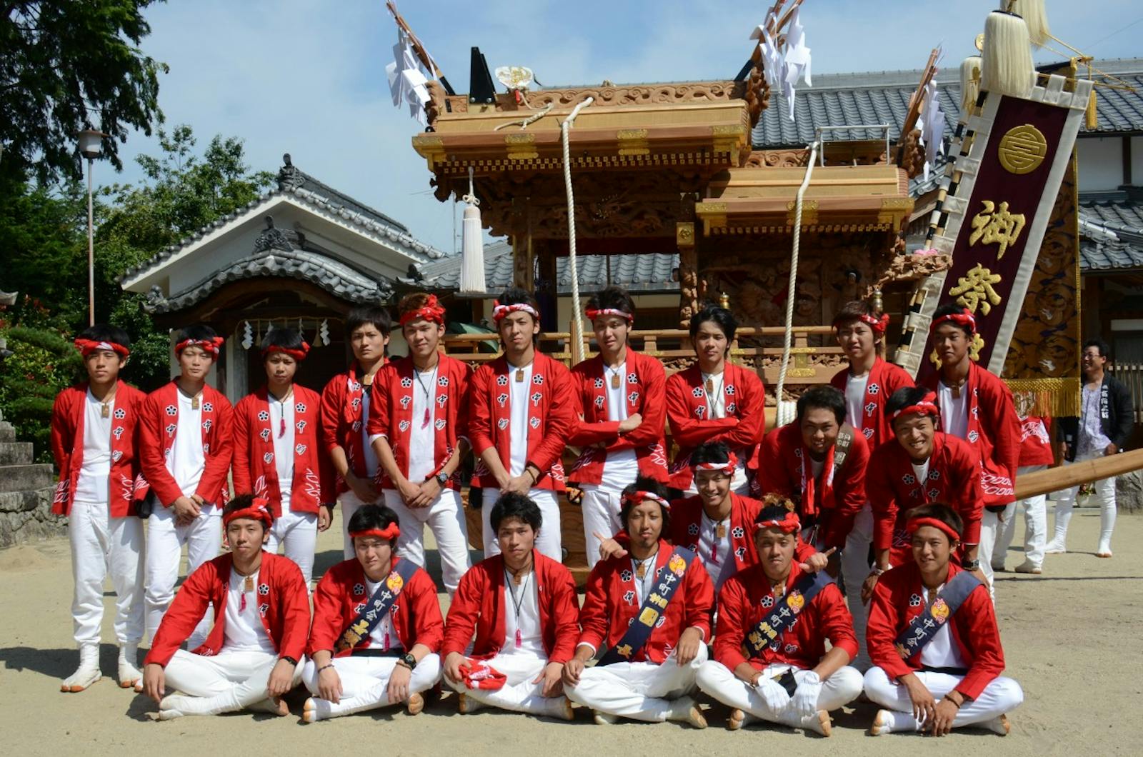 だんじり祭りの祭人
