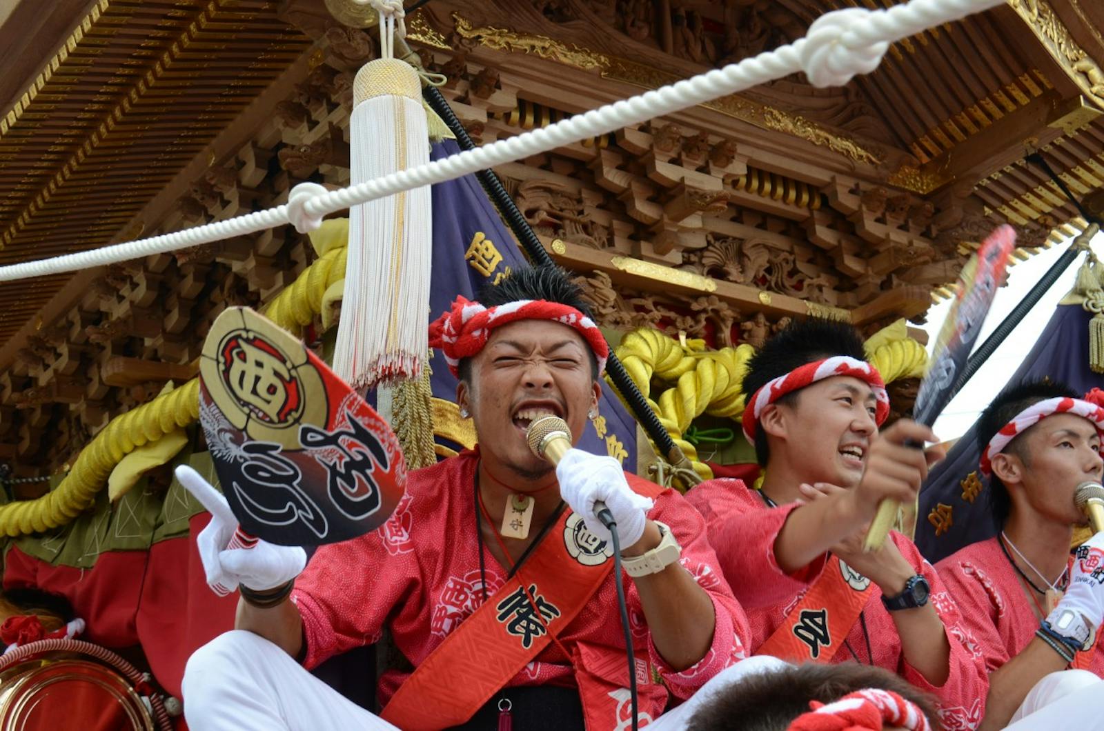 だんじり祭りの祭人