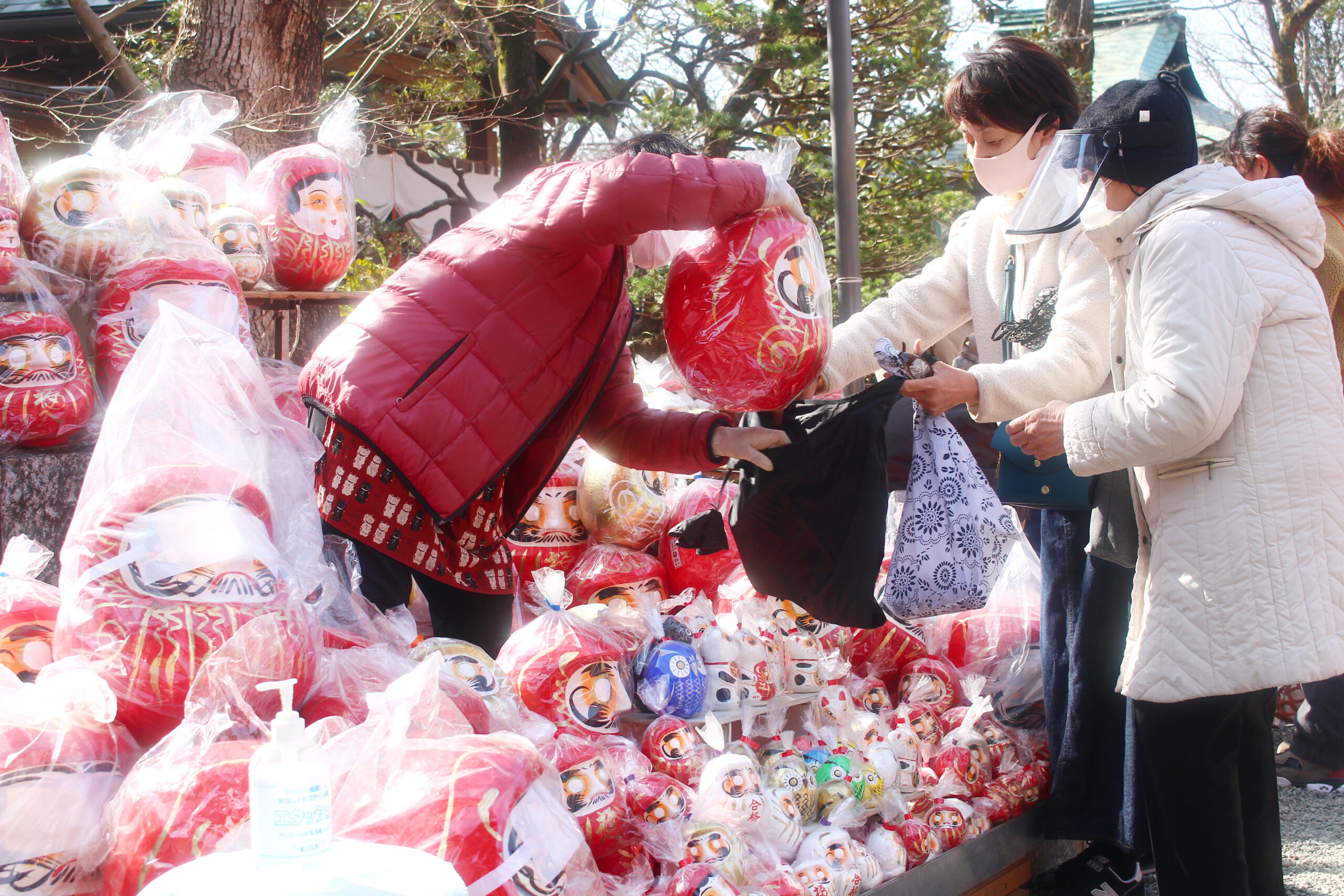 深大寺だるま市