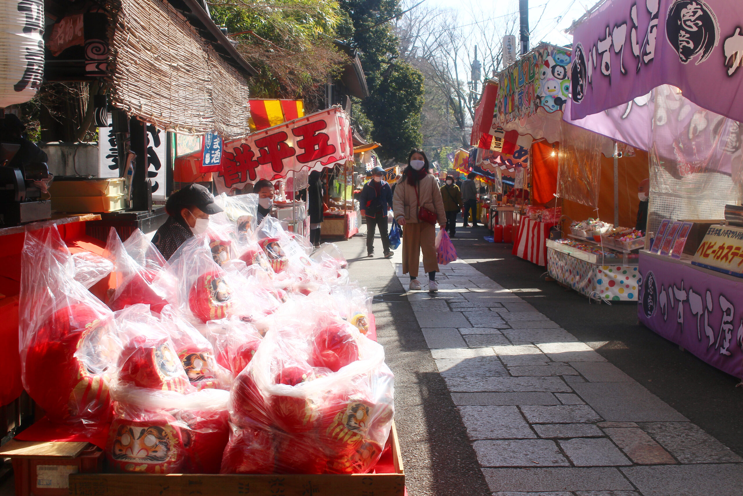 深大寺だるま市