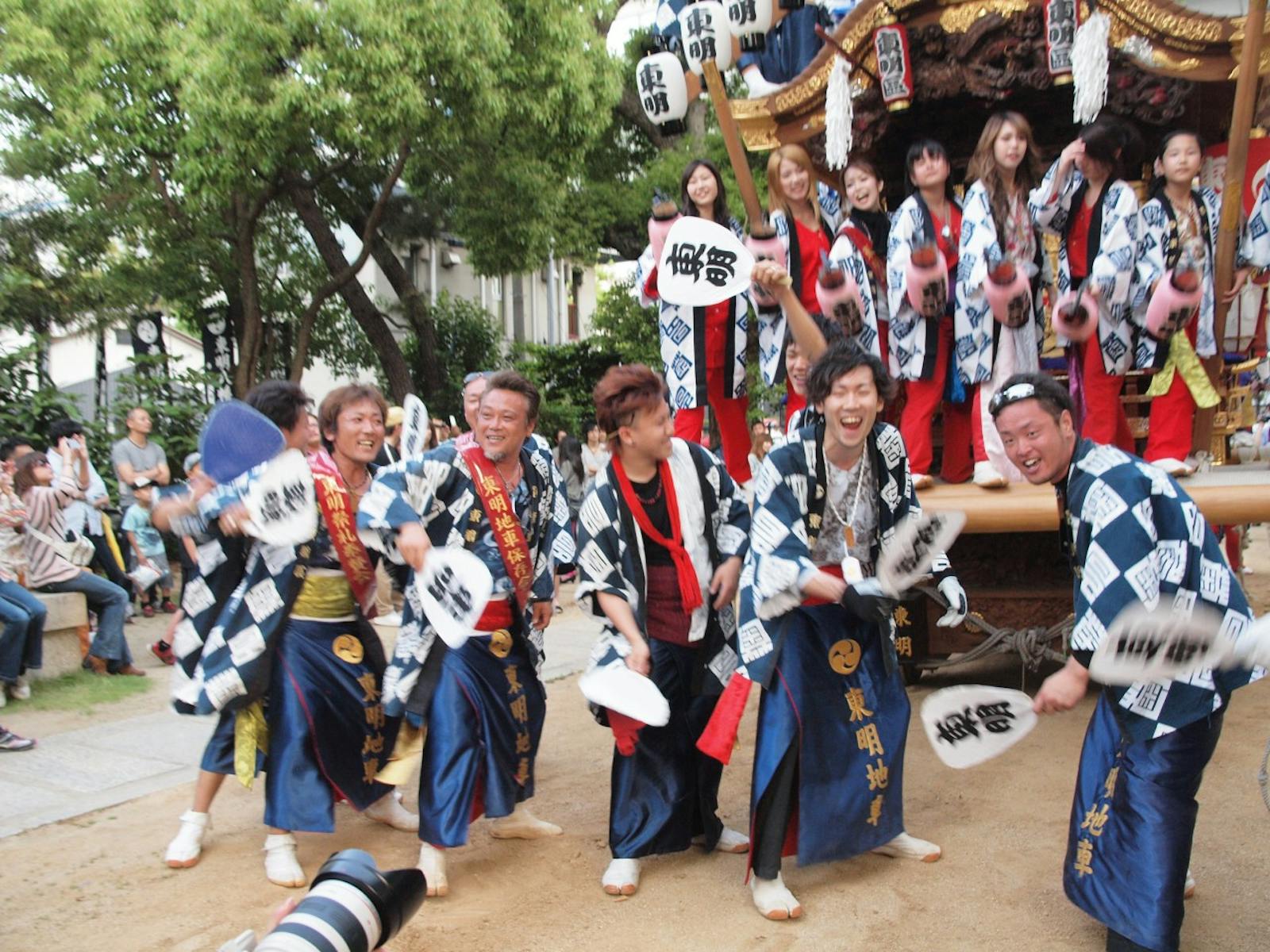 だんじり祭りの祭人