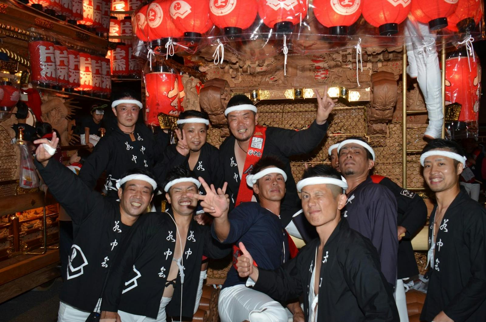 だんじり祭りの祭人