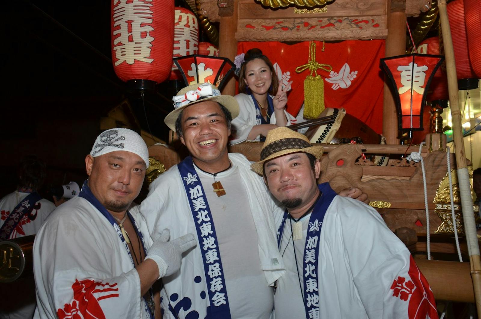 だんじり祭りの祭人