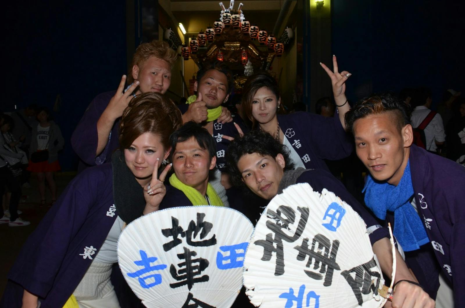 だんじり祭りの祭人