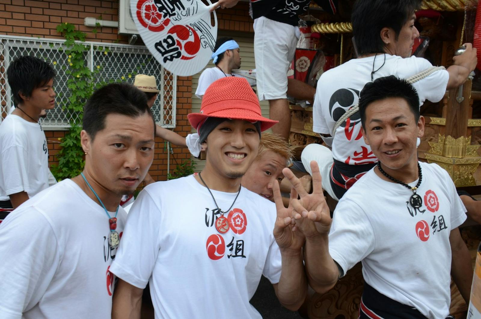 だんじり祭りの祭人
