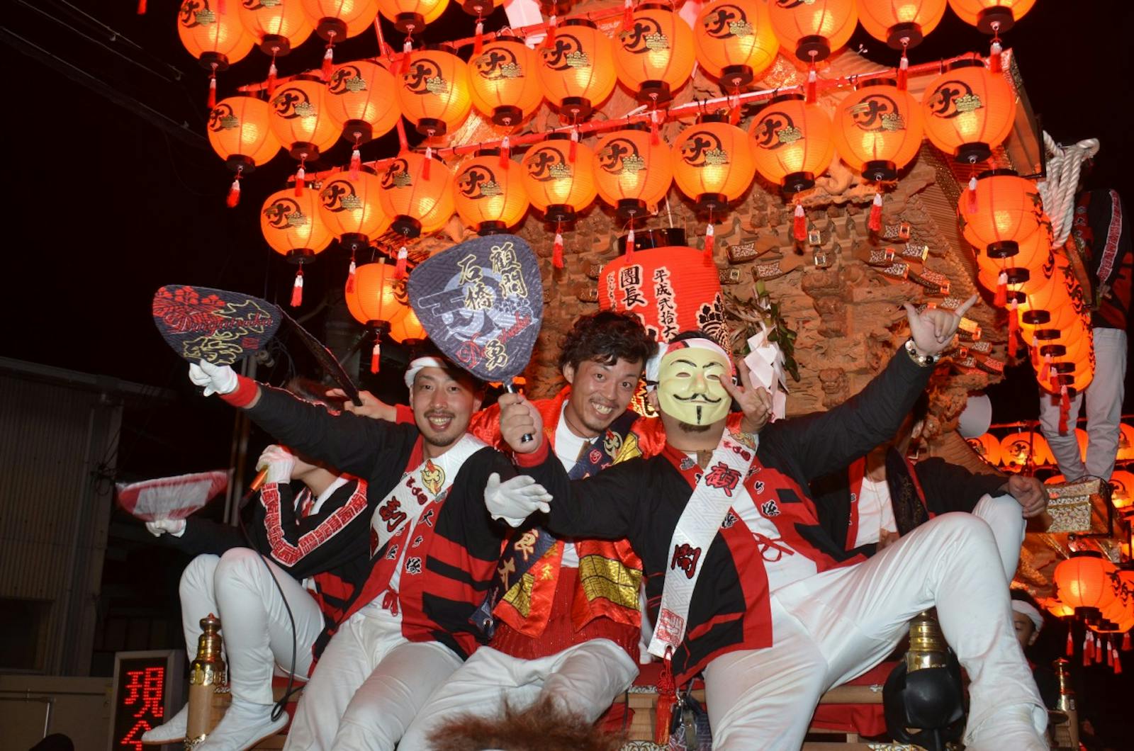 だんじり祭りの祭人