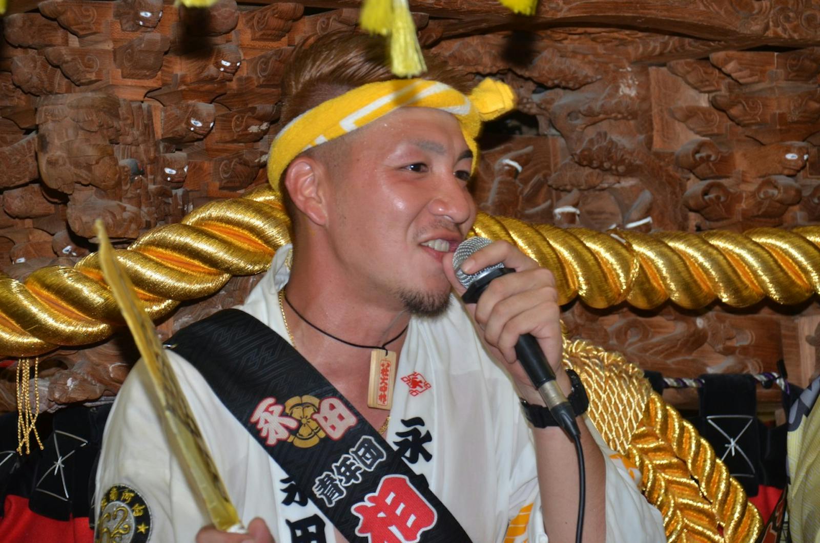 だんじり祭りの祭人