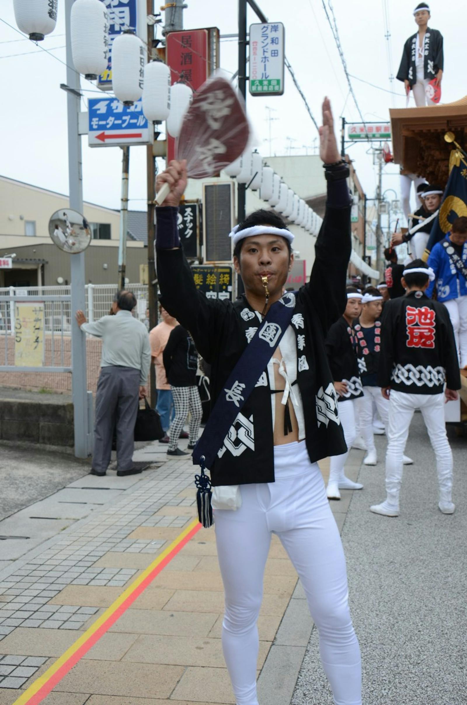 だんじり祭りの祭人