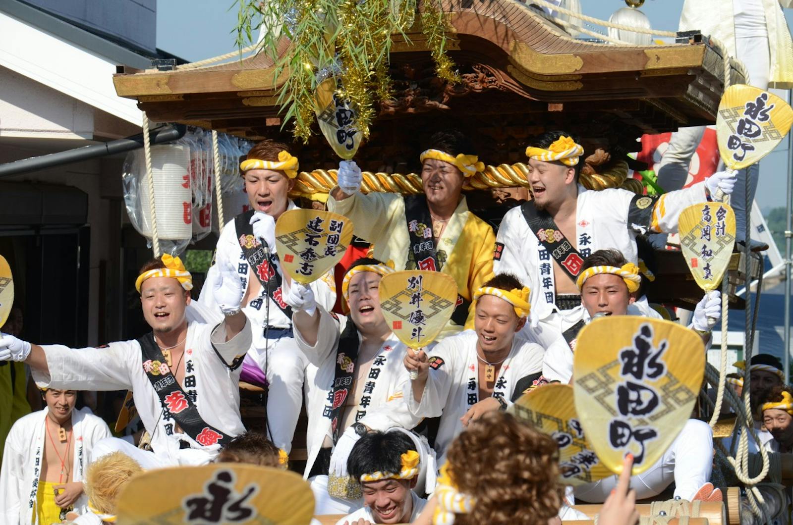 だんじり祭りの祭人