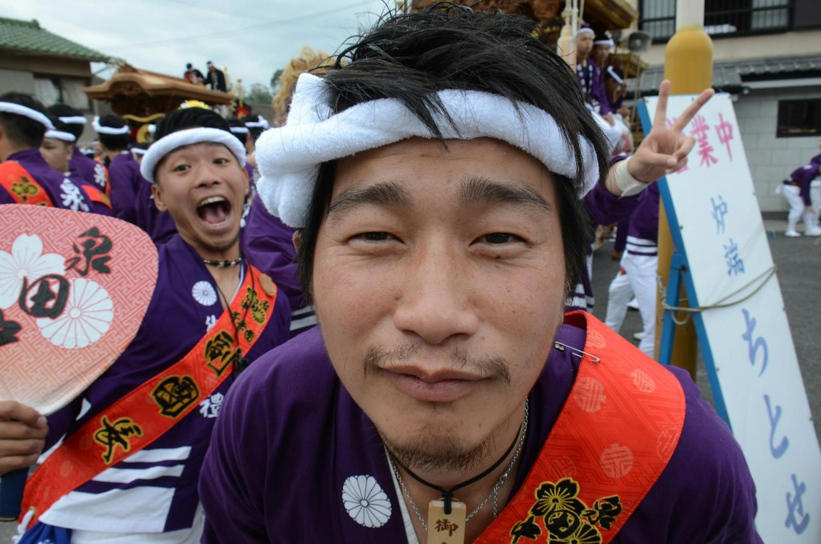だんじり祭りの祭人