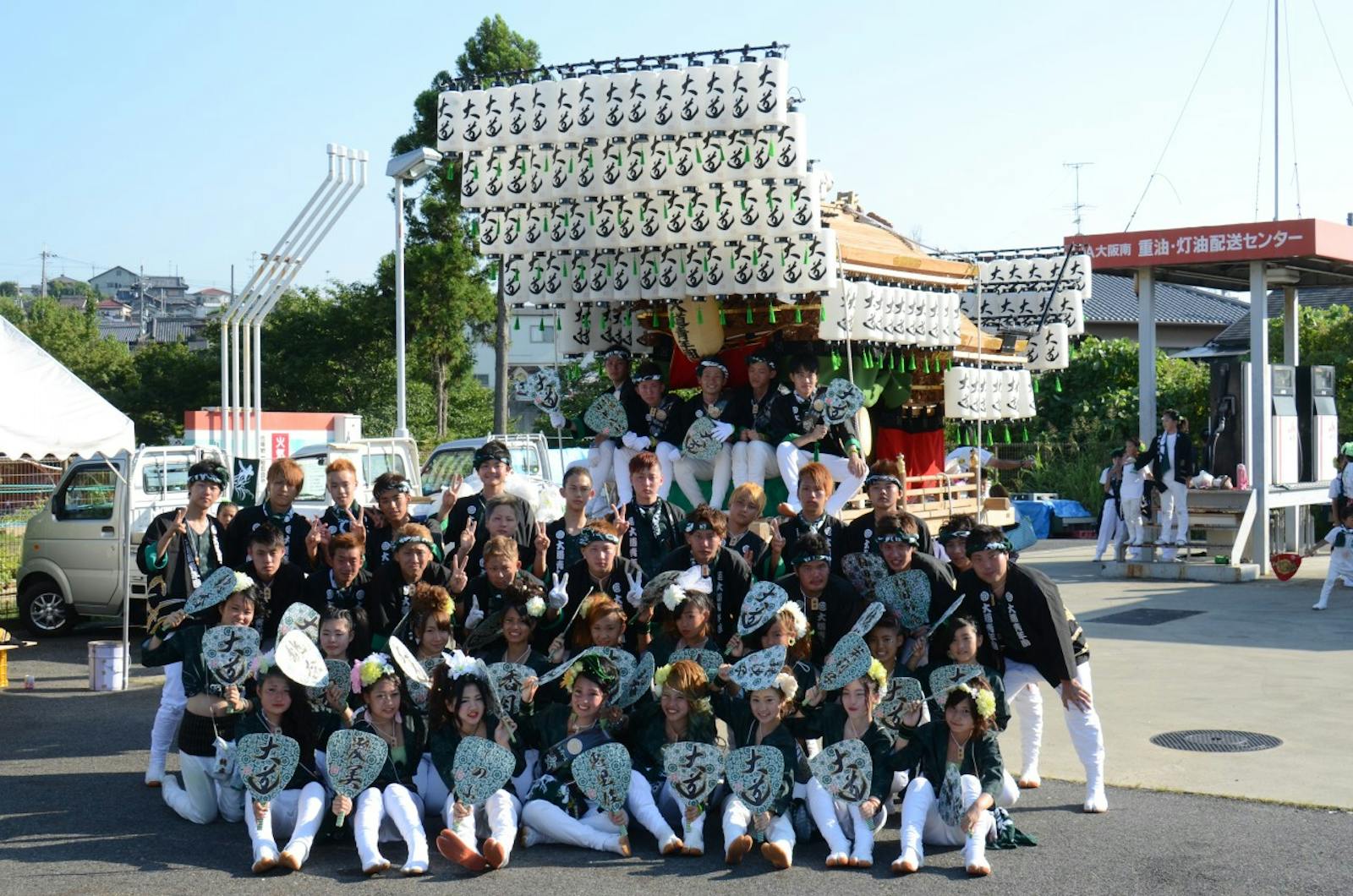 だんじり祭りの祭人
