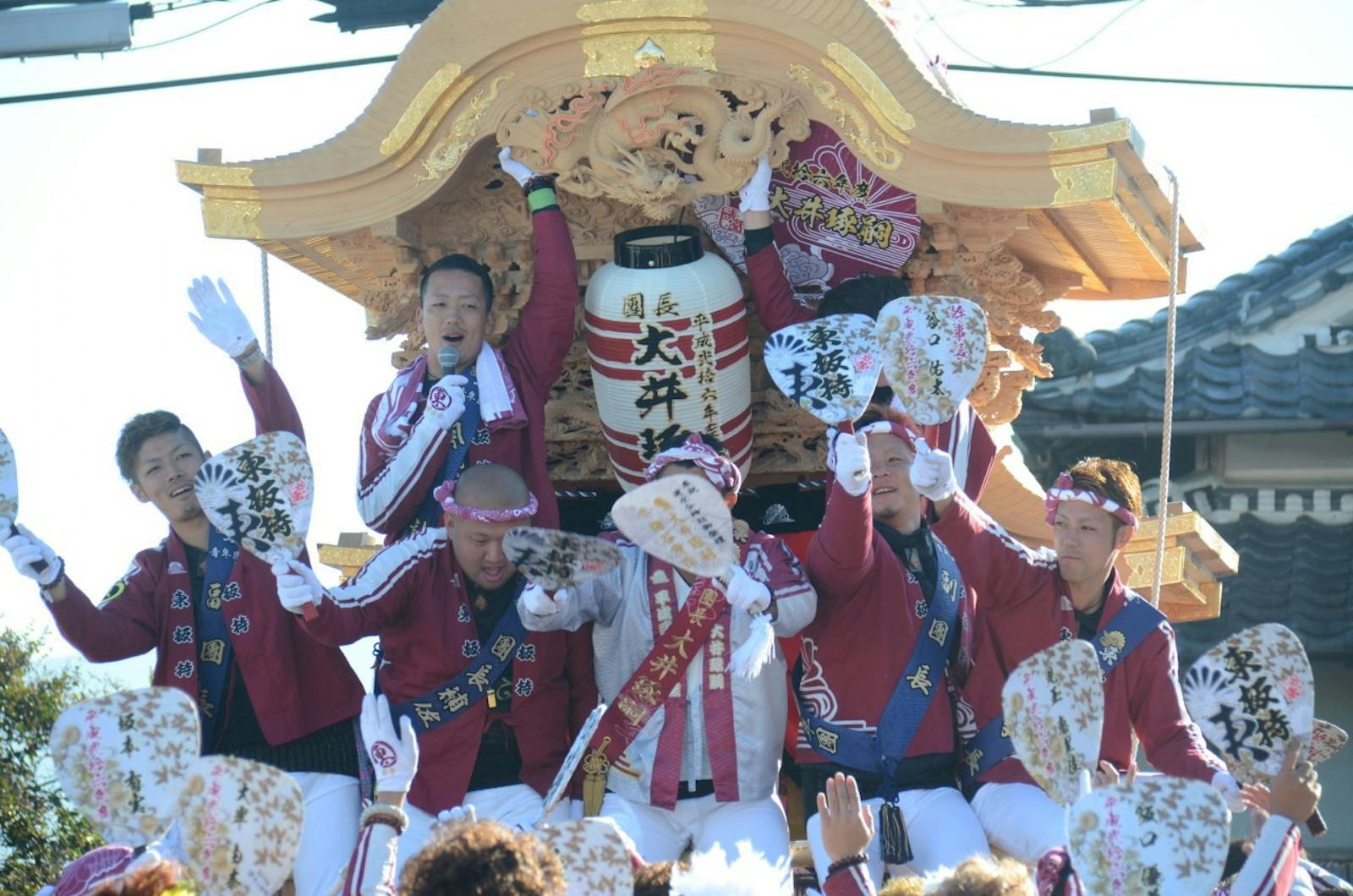 だんじり祭りの祭人