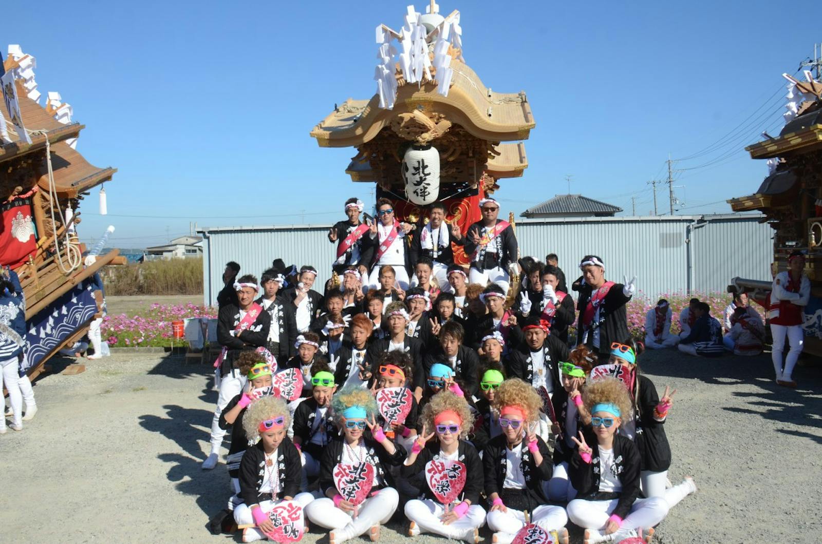 だんじり祭りの祭人
