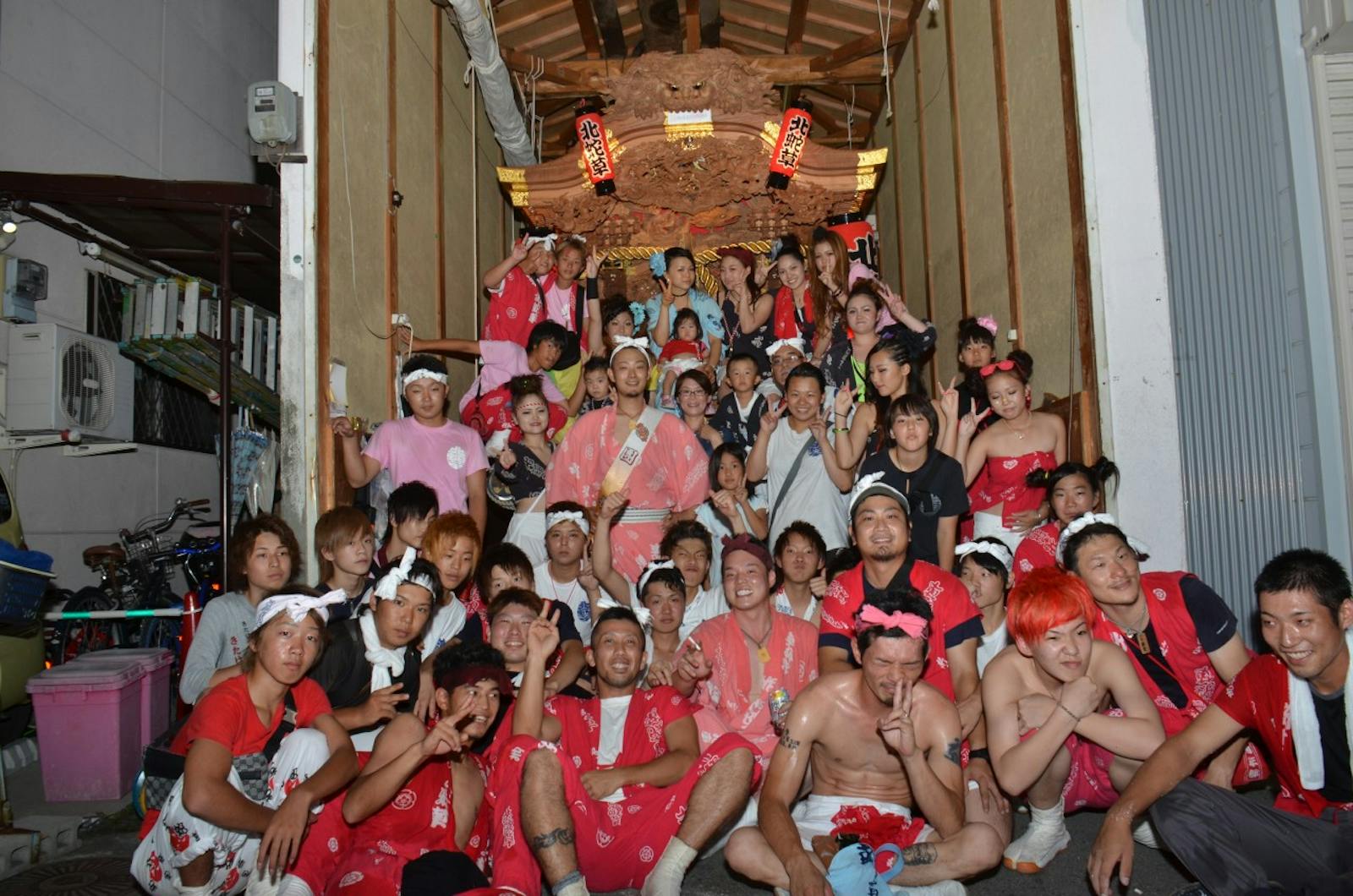だんじり祭りの祭人