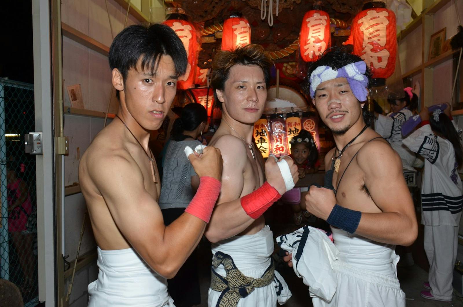 だんじり祭りの祭人