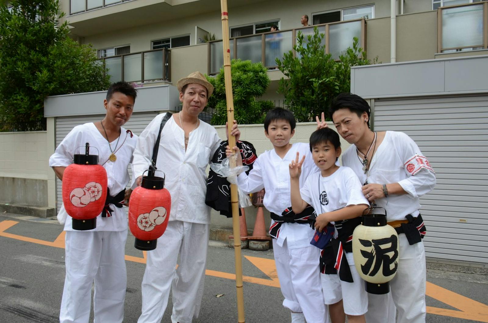 だんじり祭りの祭人