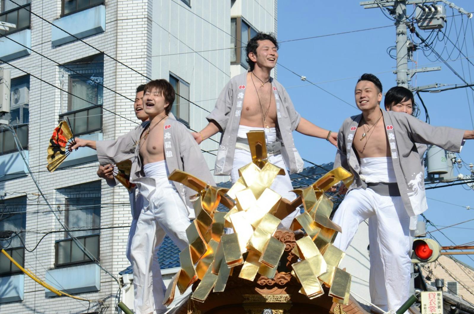 だんじり祭りの祭人
