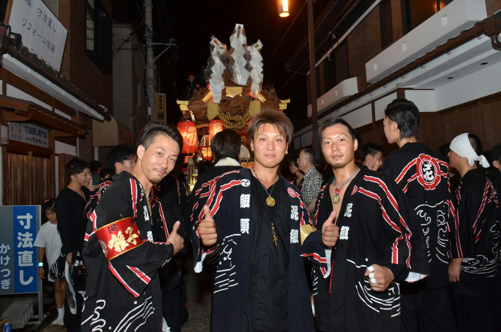 だんじり祭りの祭人