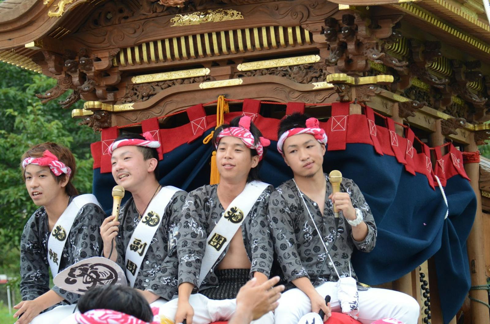 だんじり祭りの祭人