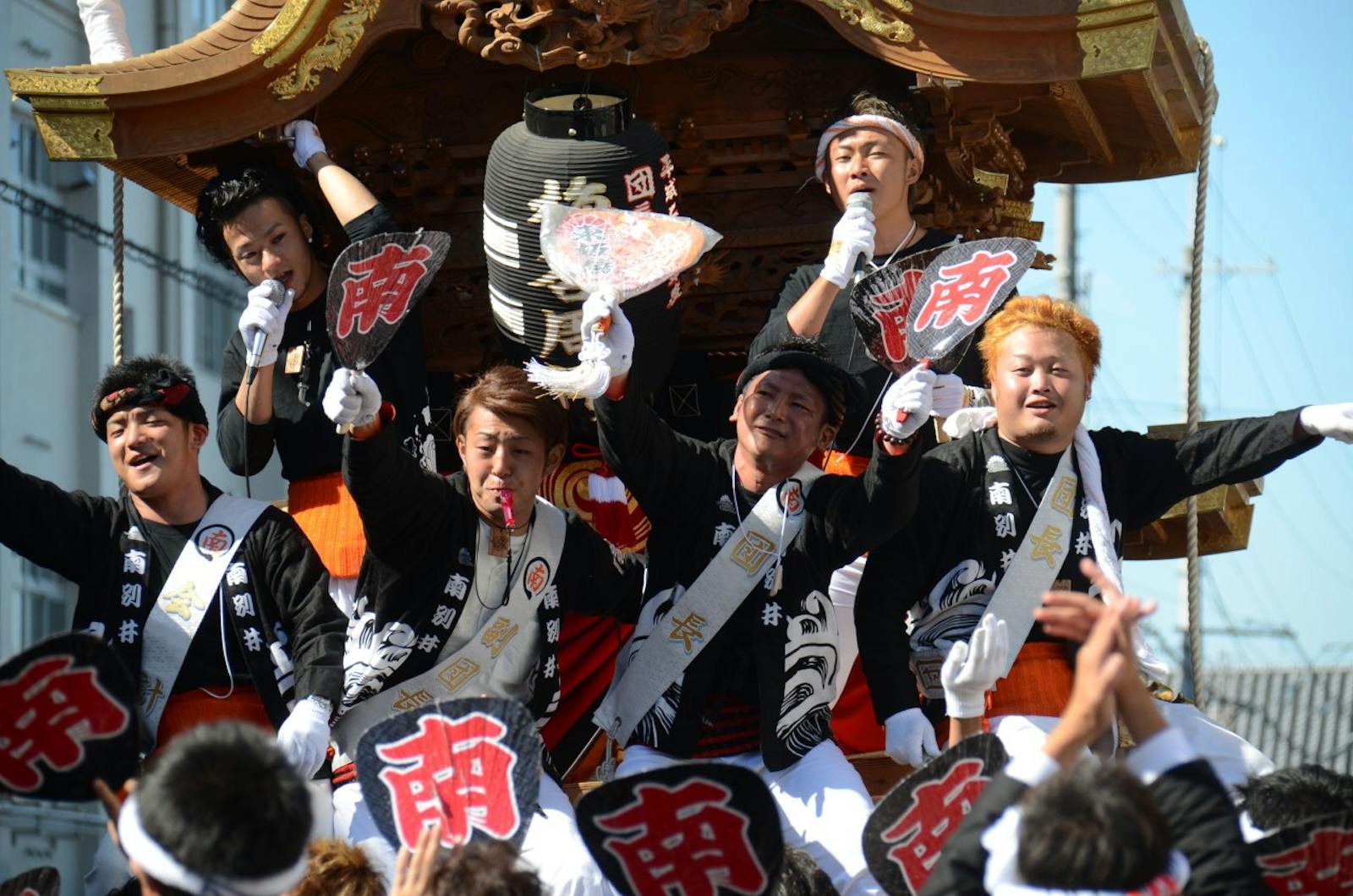 だんじり祭りの祭人