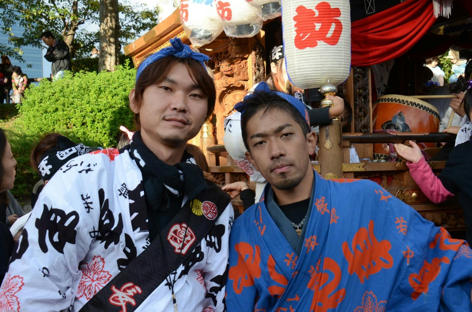だんじり祭りの祭人