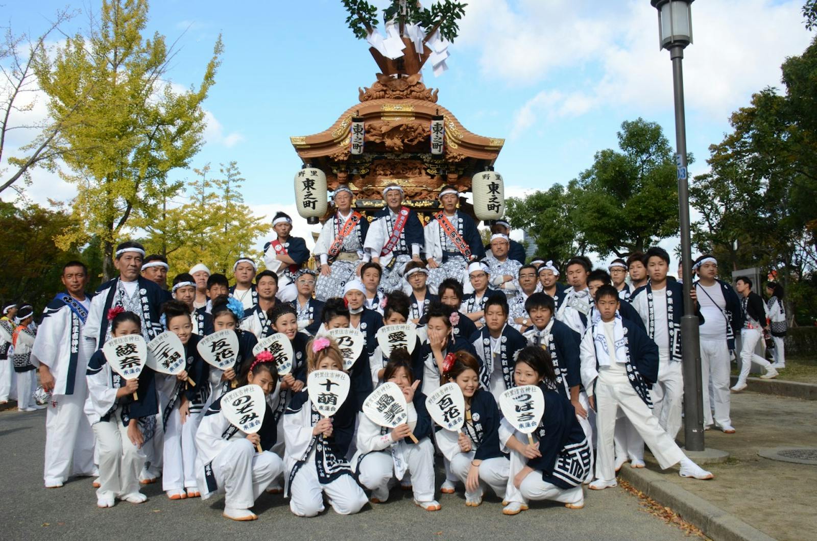 だんじり祭りの祭人
