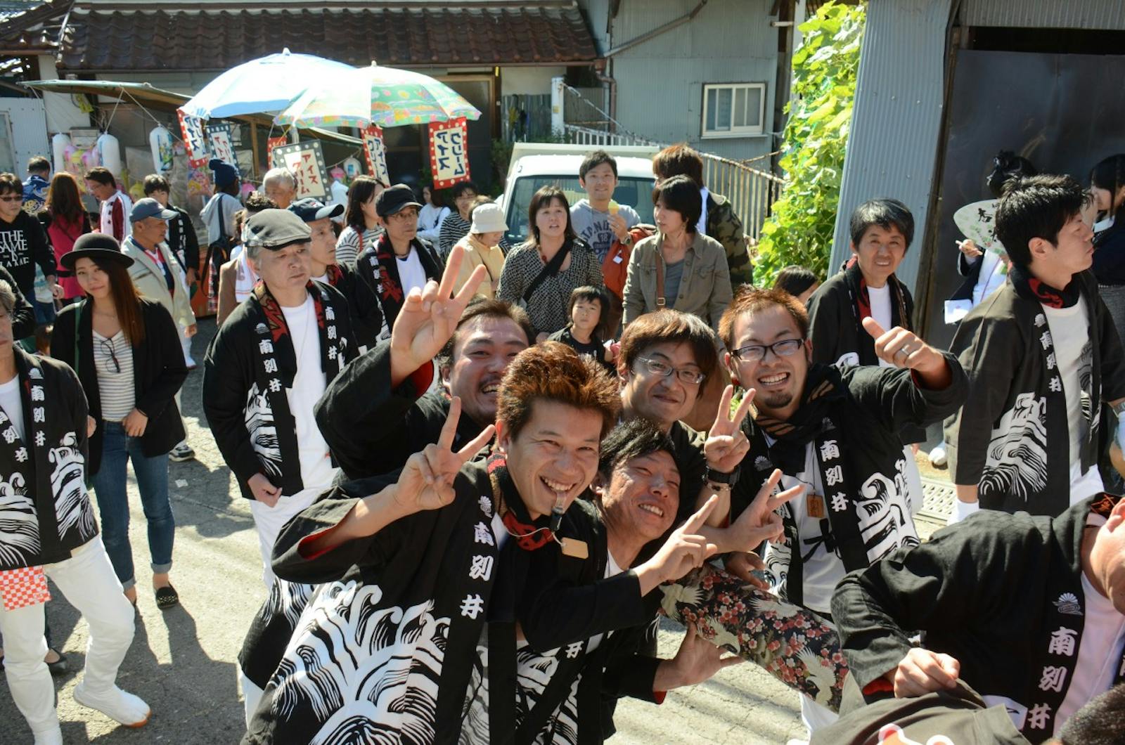 だんじり祭りの祭人