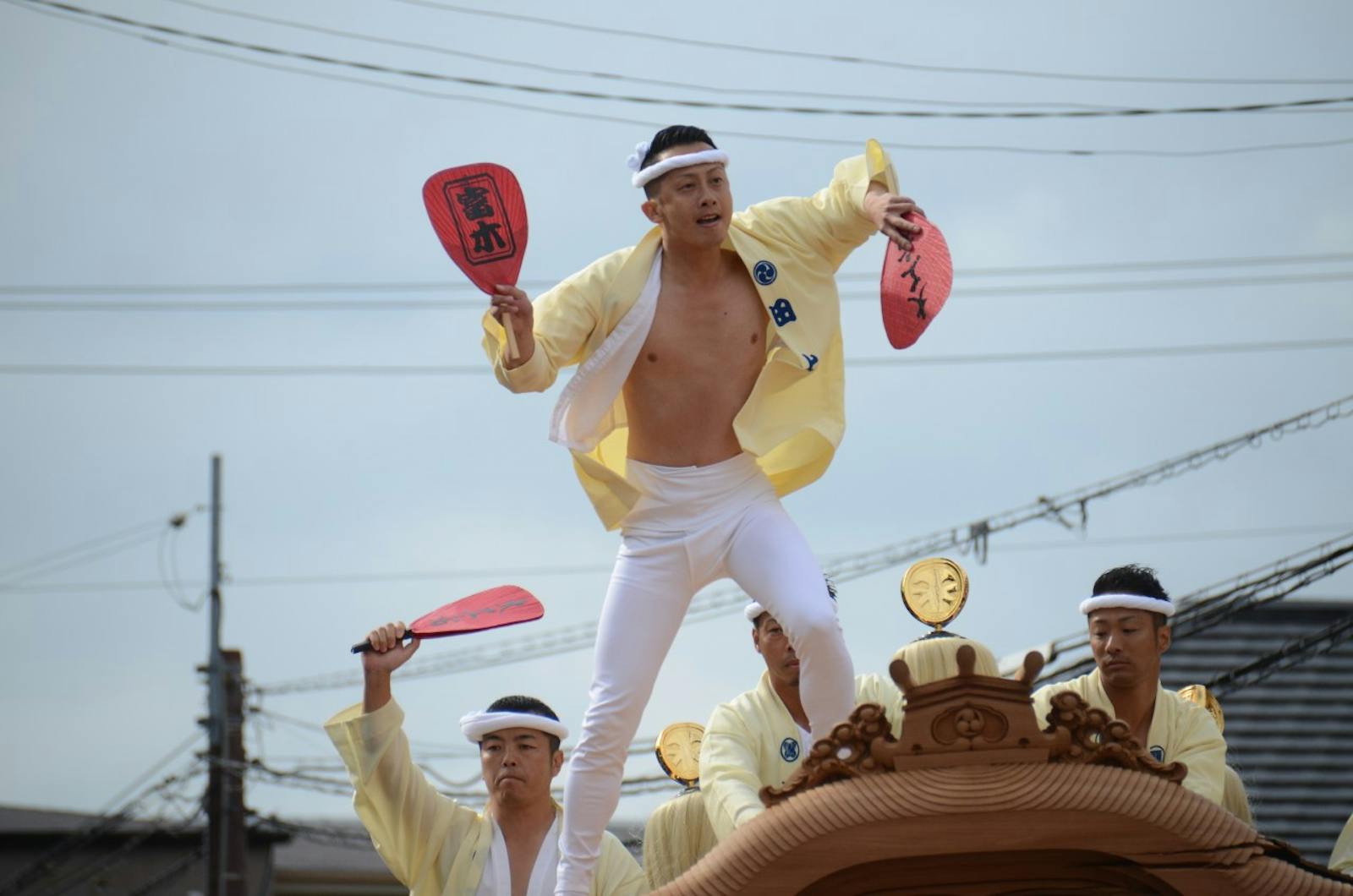 だんじり祭りの祭人