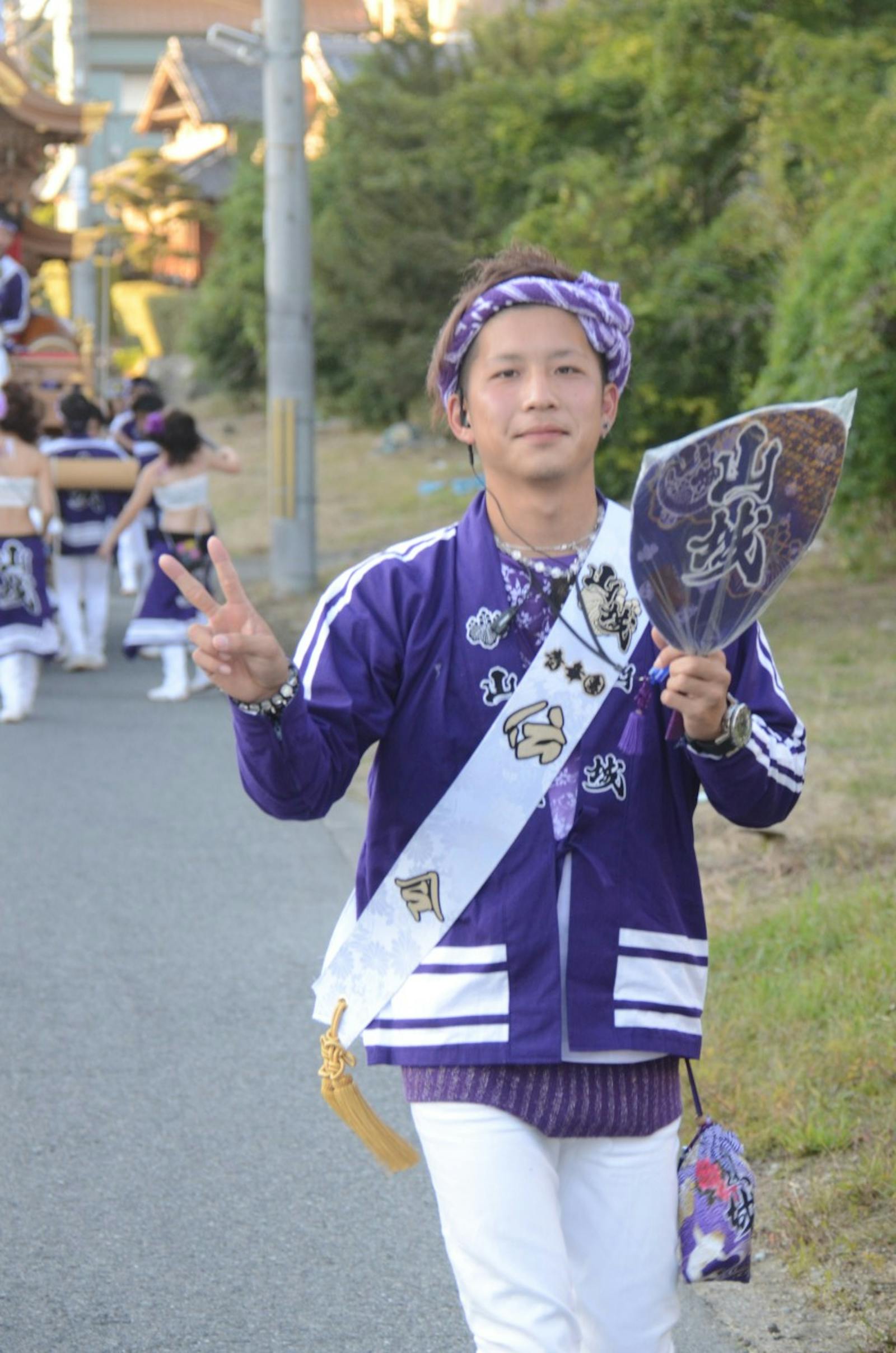 だんじり祭りの祭人