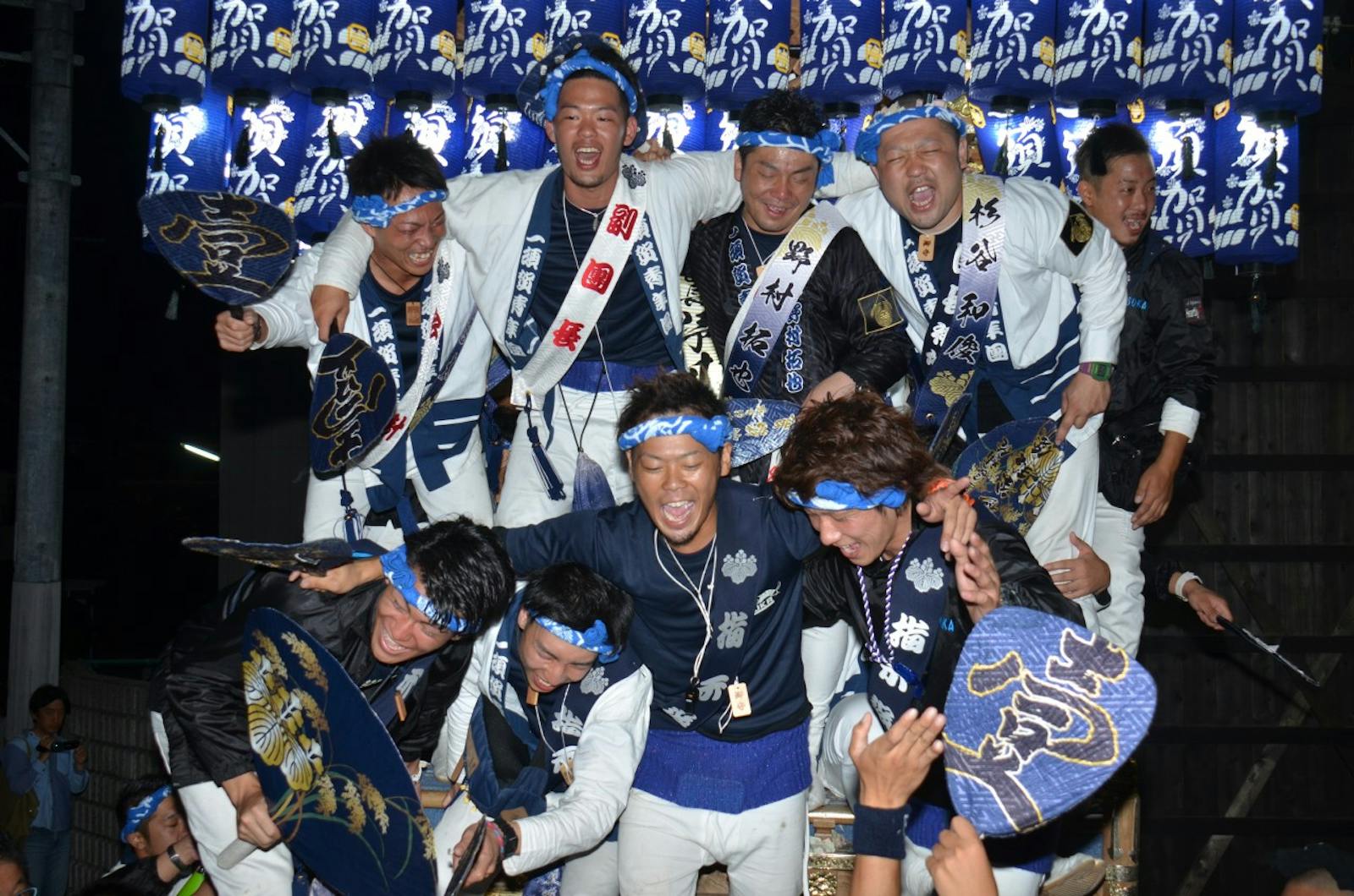 だんじり祭りの祭人