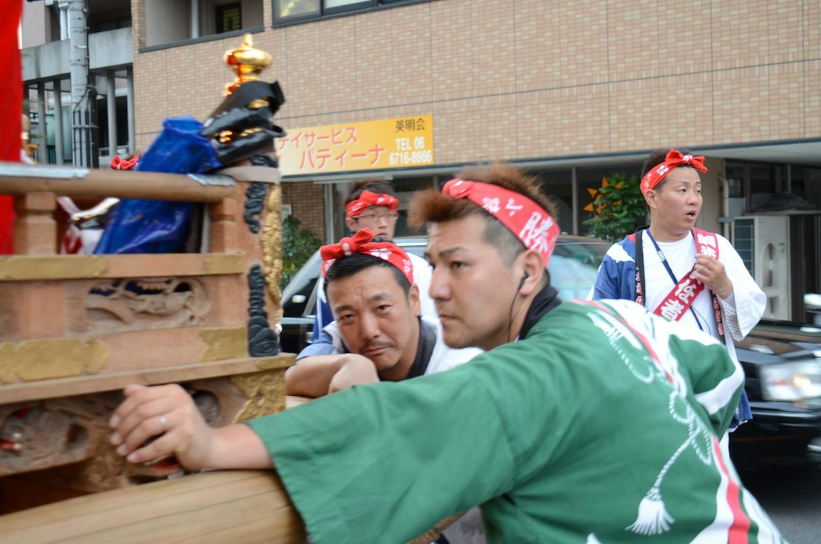 だんじり祭りの祭人