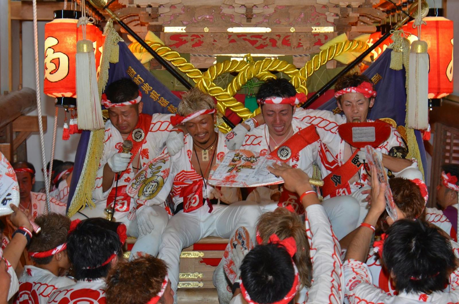 だんじり祭りの祭人