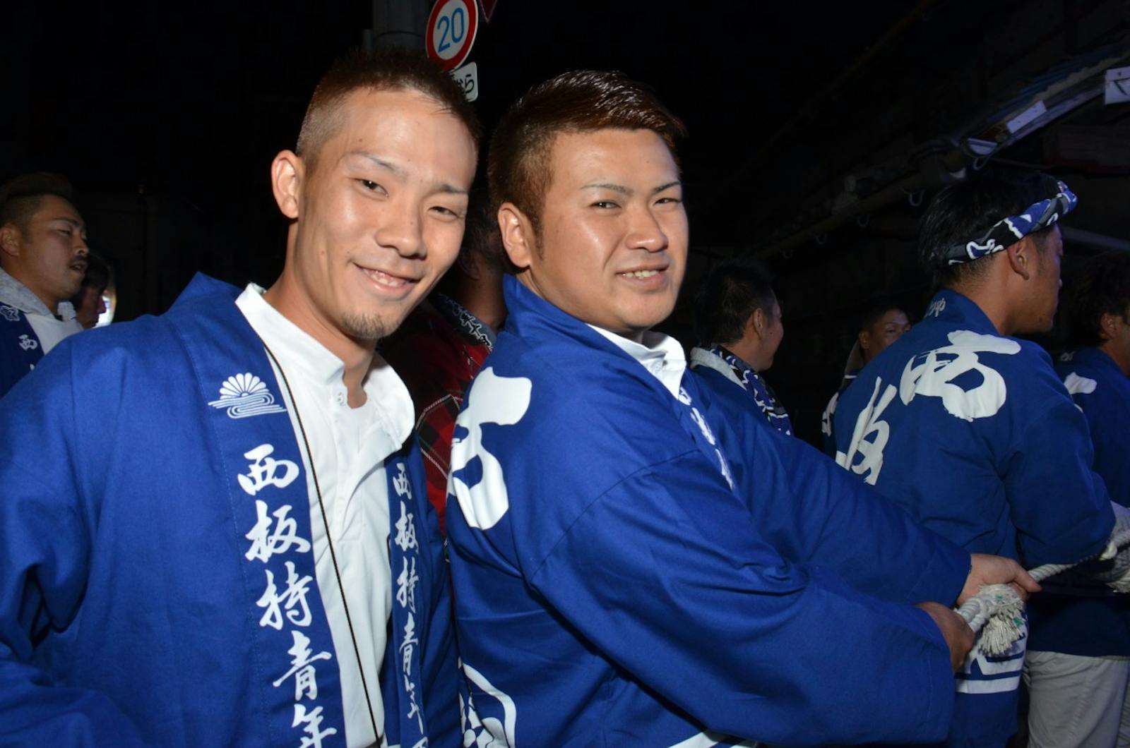 だんじり祭りの祭人