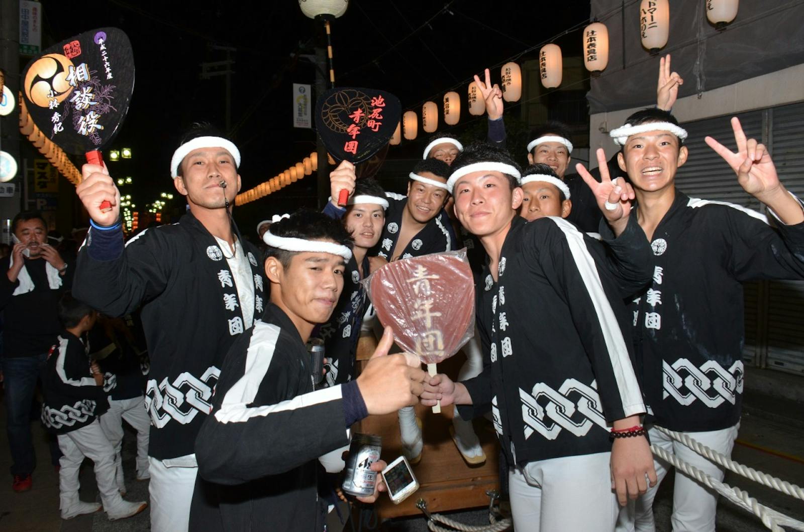 だんじり祭りの祭人