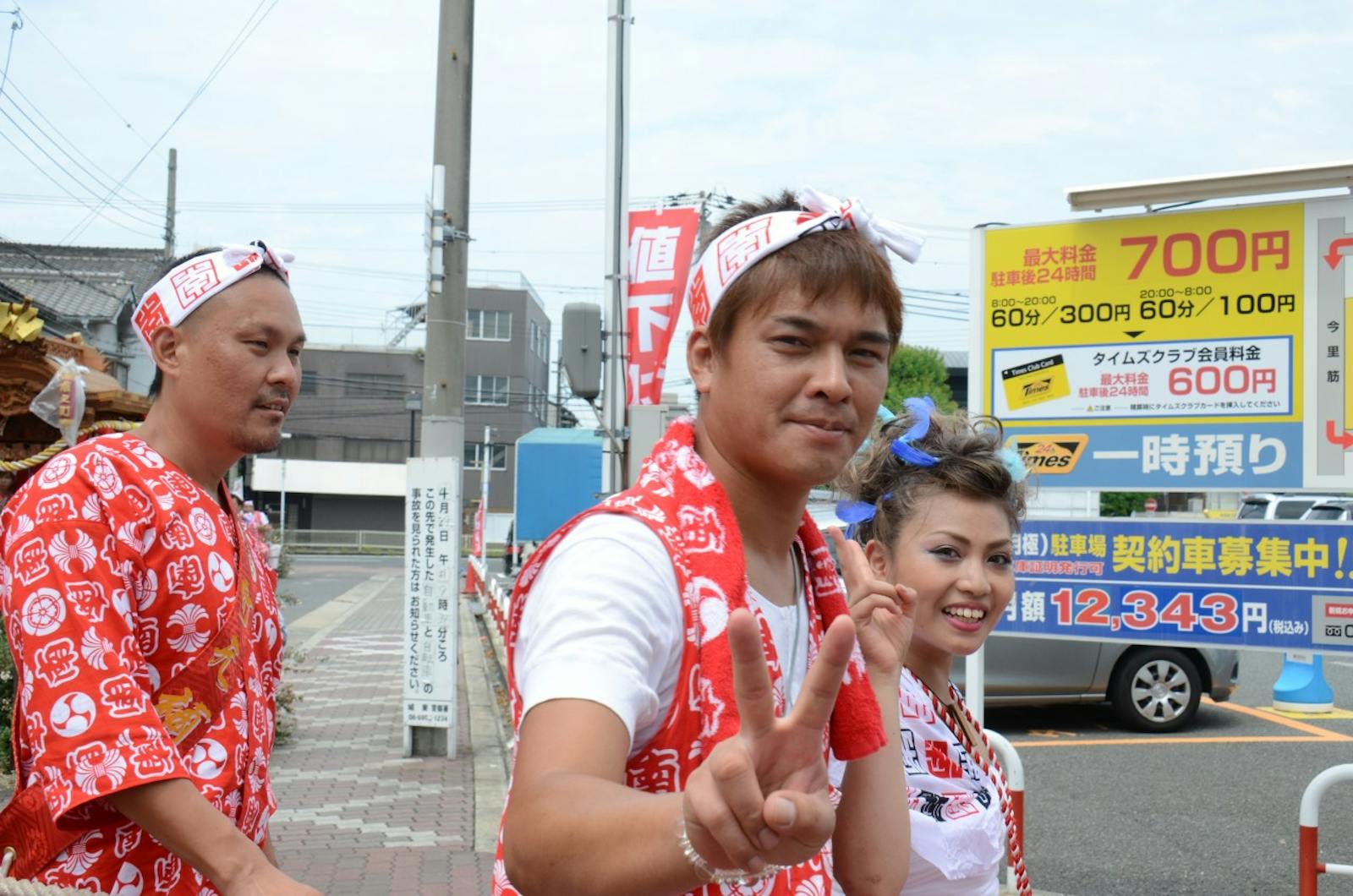 だんじり祭りの祭人
