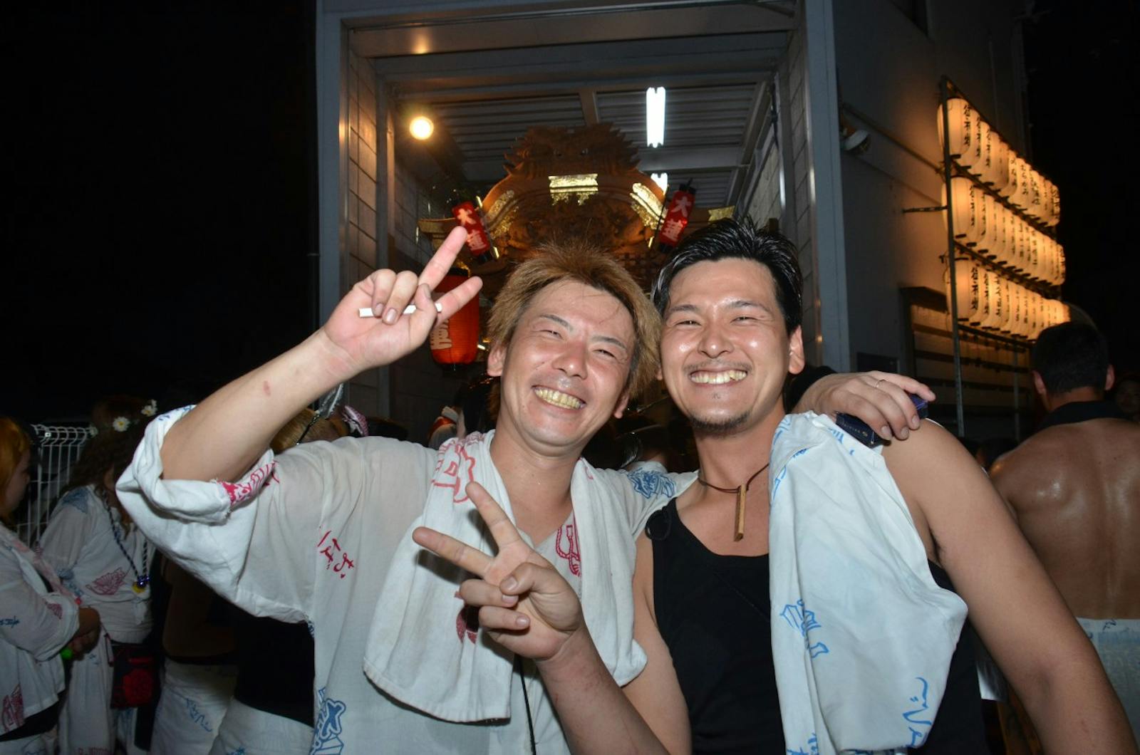 だんじり祭りの祭人